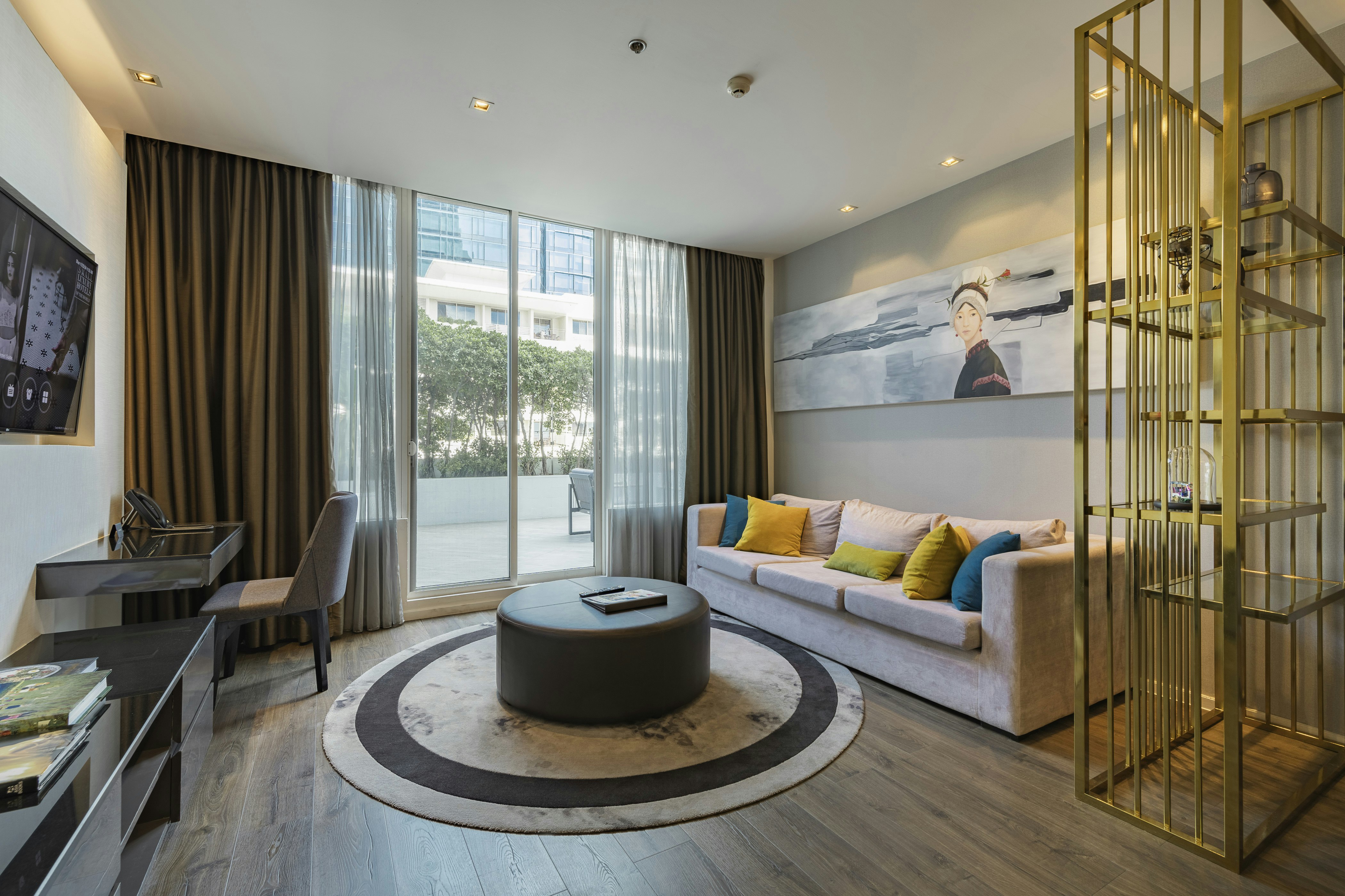 Garden View Two Bedroom Suite With Terrace - Living area