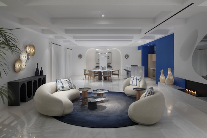 Grand 4-Bedroom Villa - Living Area