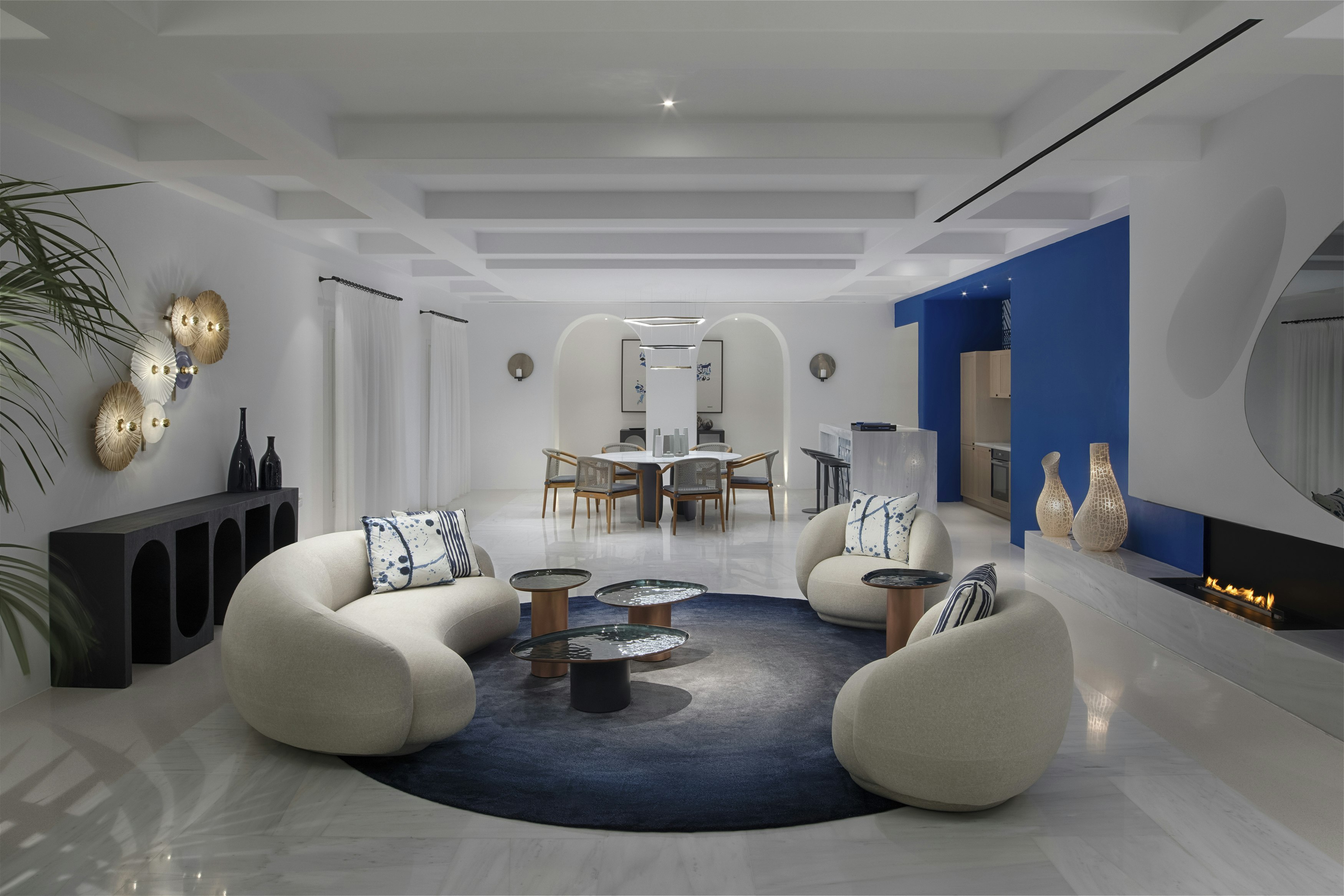 Grand 4-Bedroom Villa - Living Area