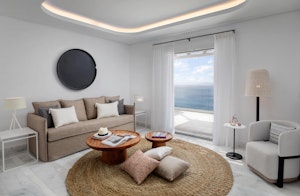 Galaxy Sharing Pool Suite living room