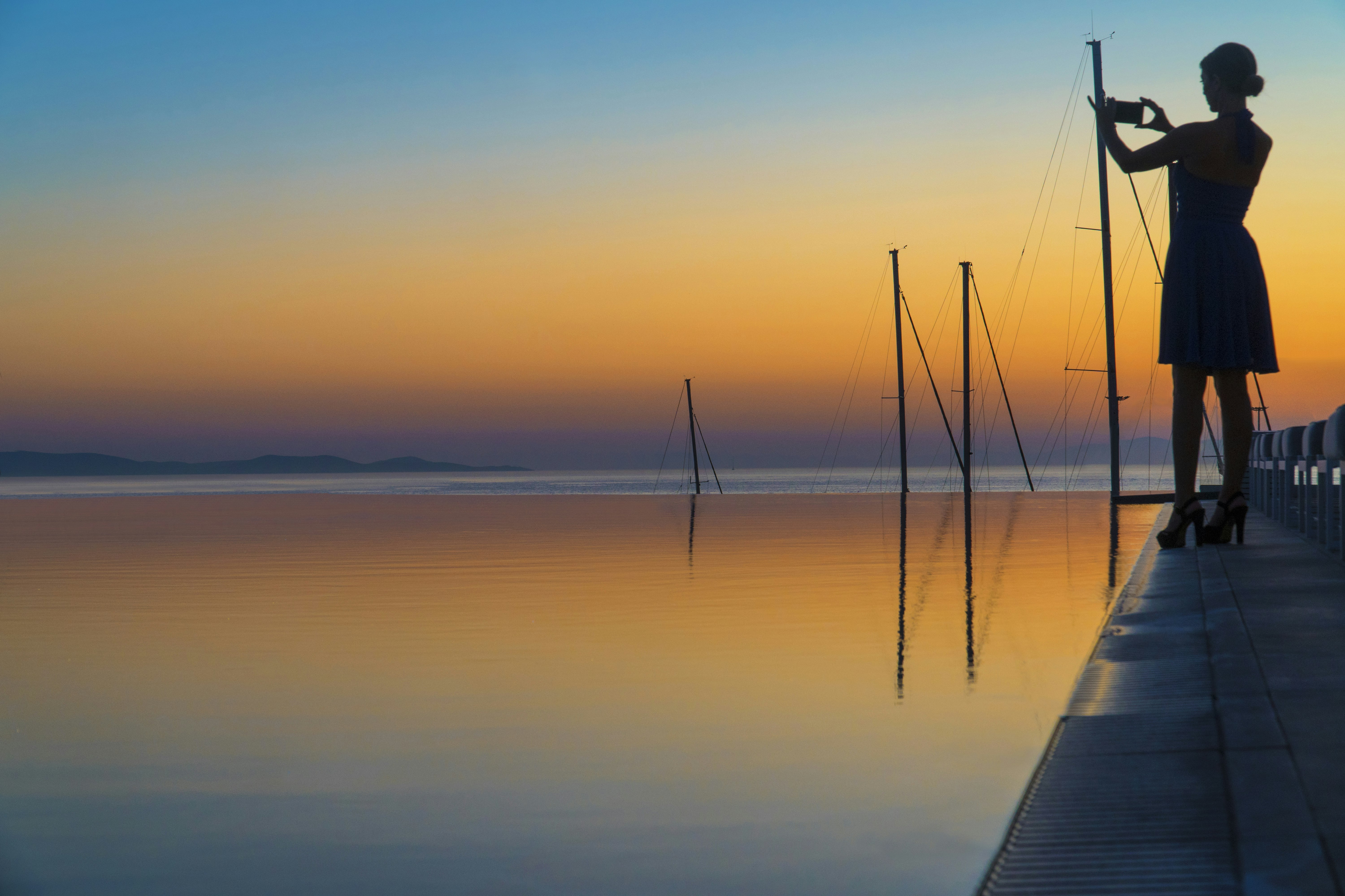 Infinity Pool Sunset