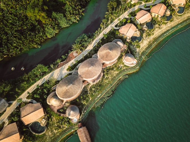 Spa Exterior Aerial View