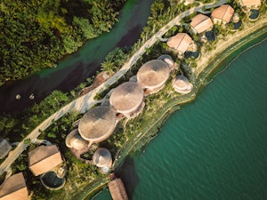 Spa Exterior Aerial View