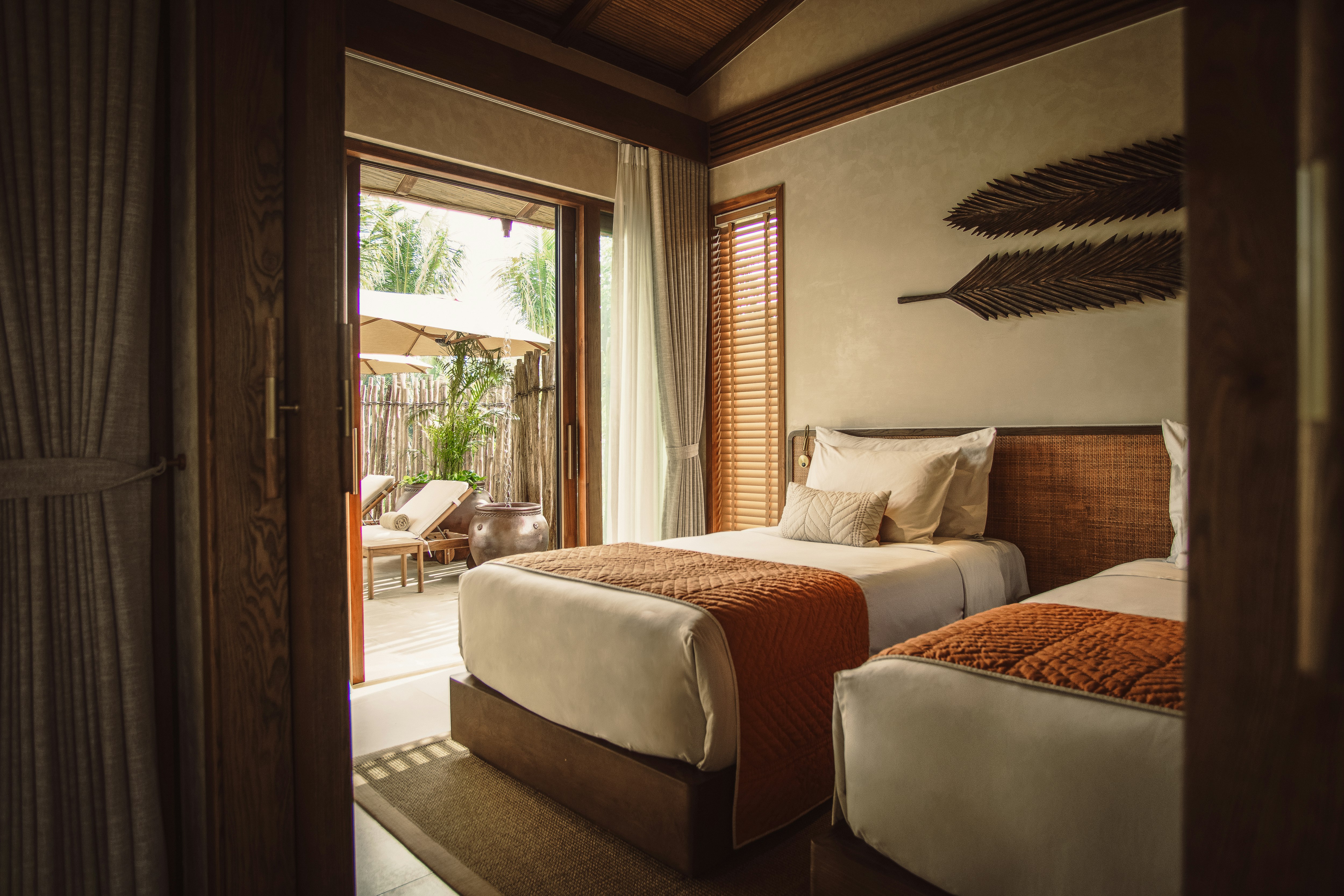 Nipa Family Villa Bedroom Twin Namia River Retreat SLH