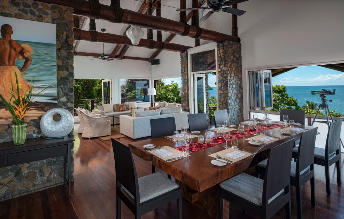 Hilltop Ocean View Residence - Dining Area