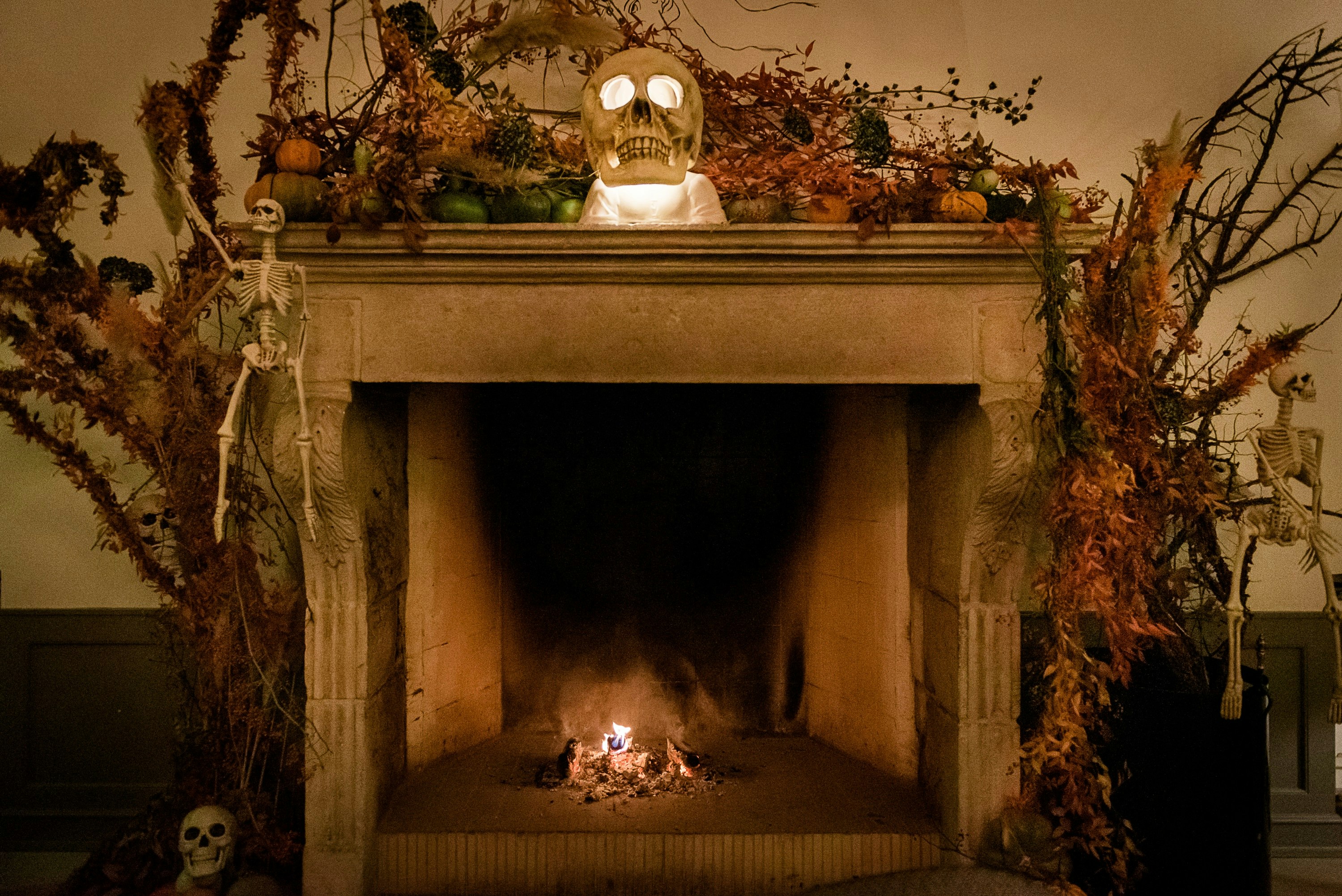 Halloween Fireplace