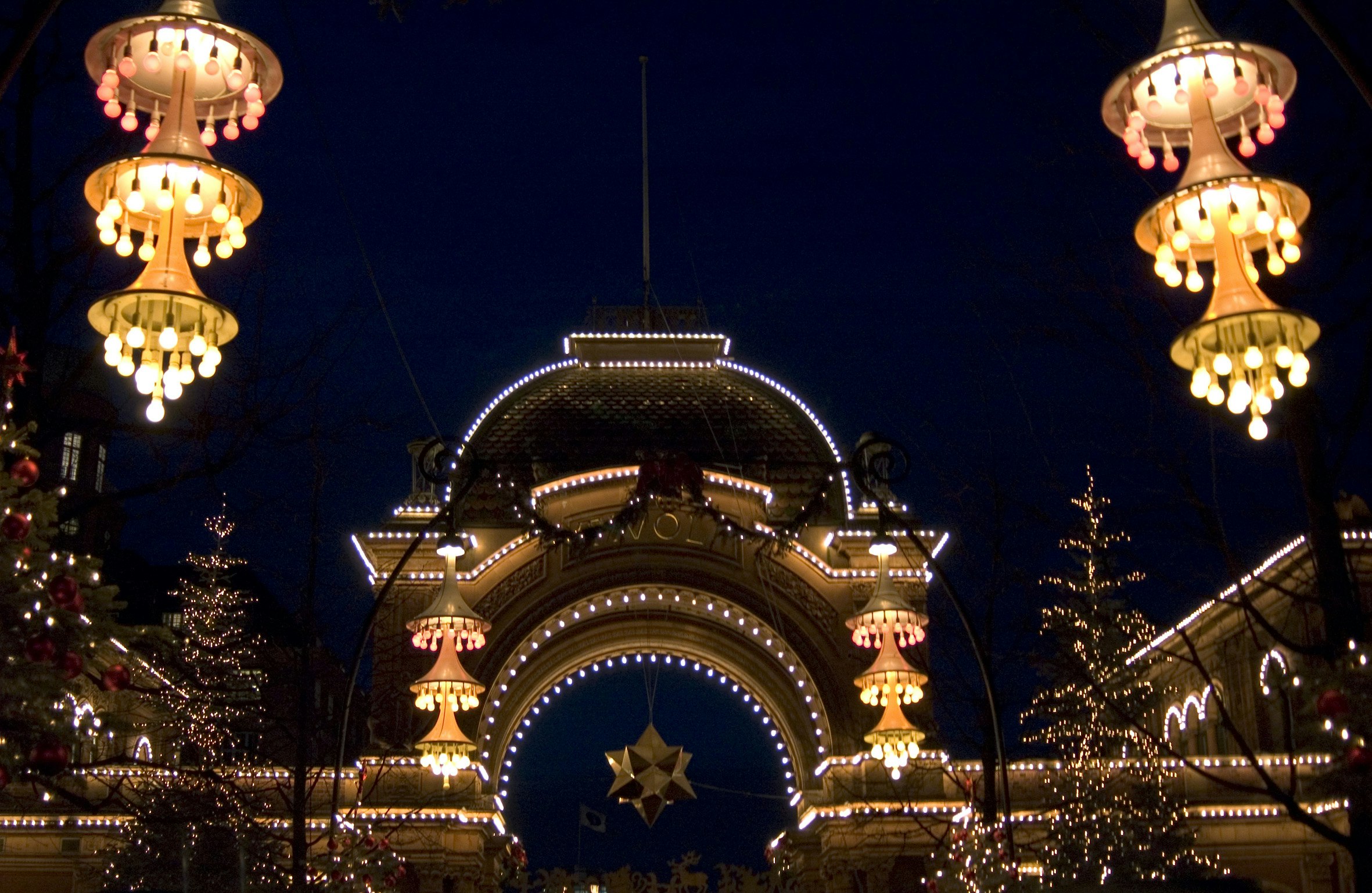 Tivoli Gardens by Night