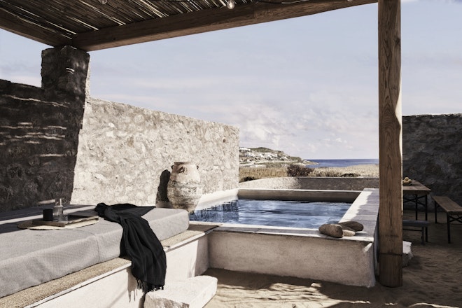 Nomad Two Bedrooms Suite Sea View, Private Pool and Yard