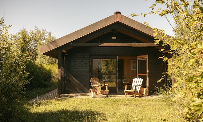 Eco-Lodge Double  - Terrace & Garden