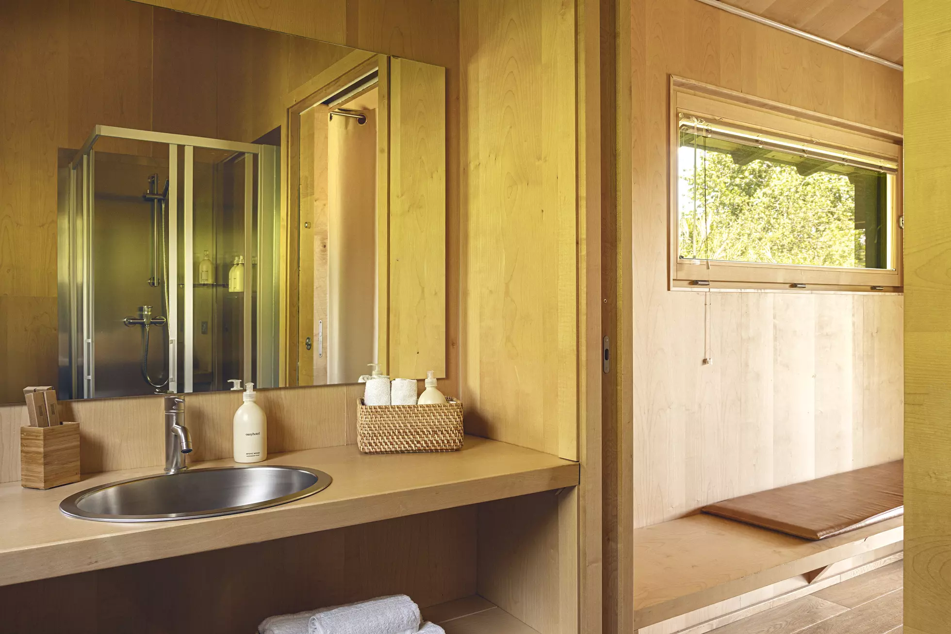 Eco-Lodge Double Twin - Bathroom
