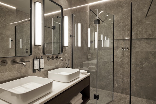 Méditerranée Suite Sea Front with Balcony - Bathroom