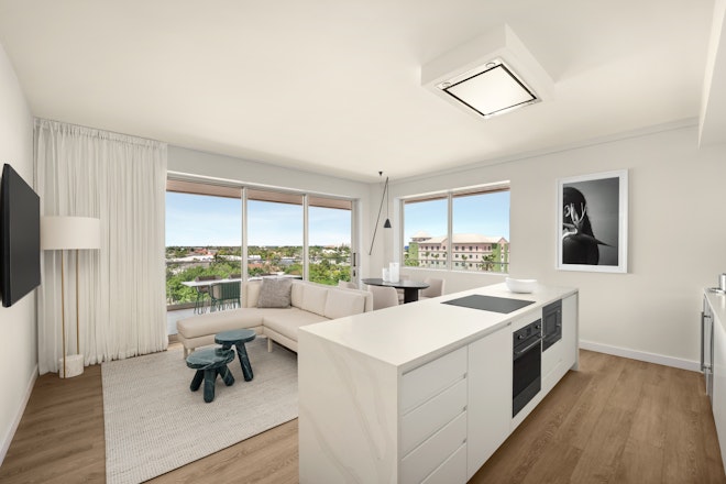 Solstice Suite - Kitchen & Living Area
