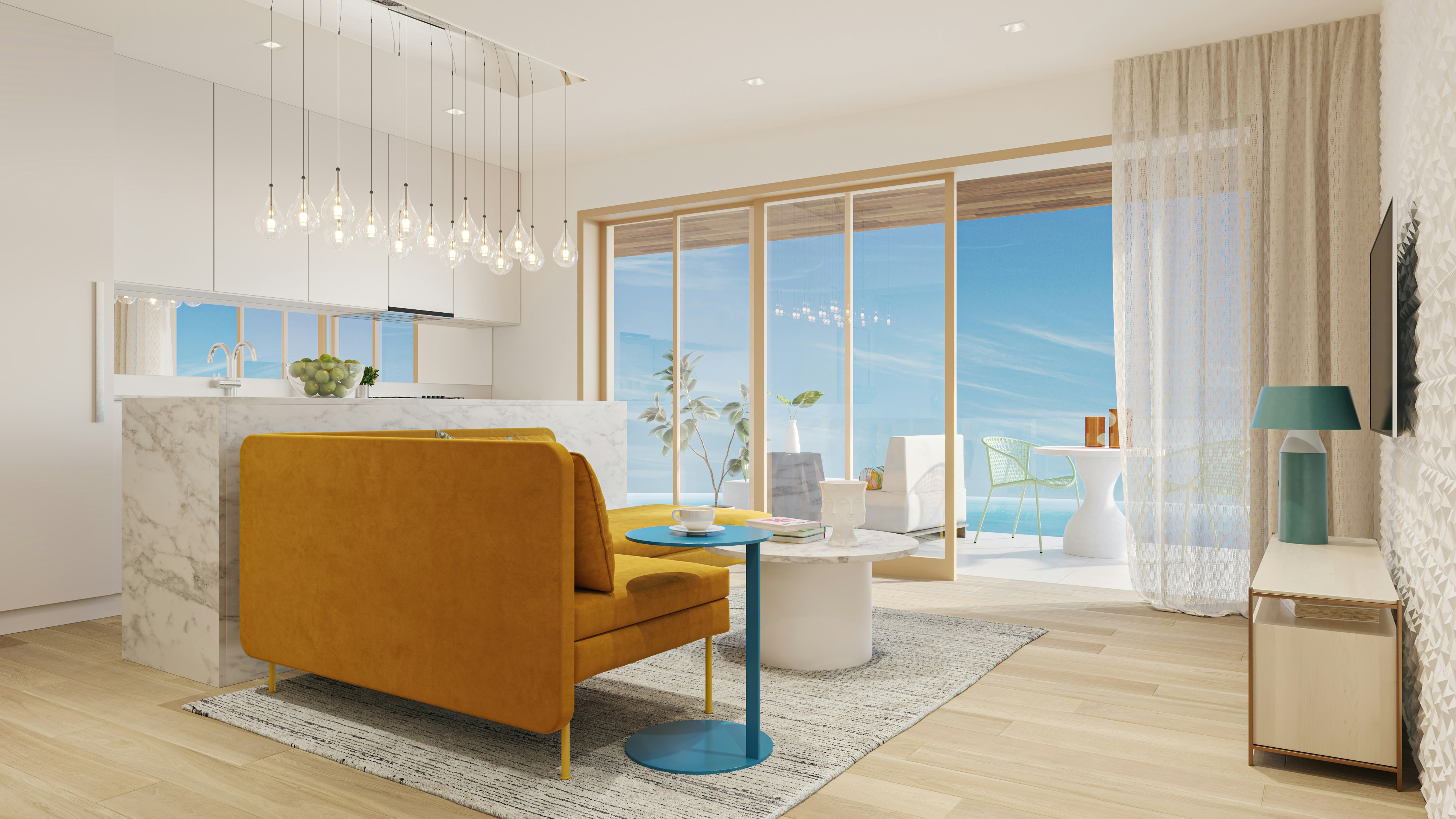 Guestroom - Kitchen & Living Area