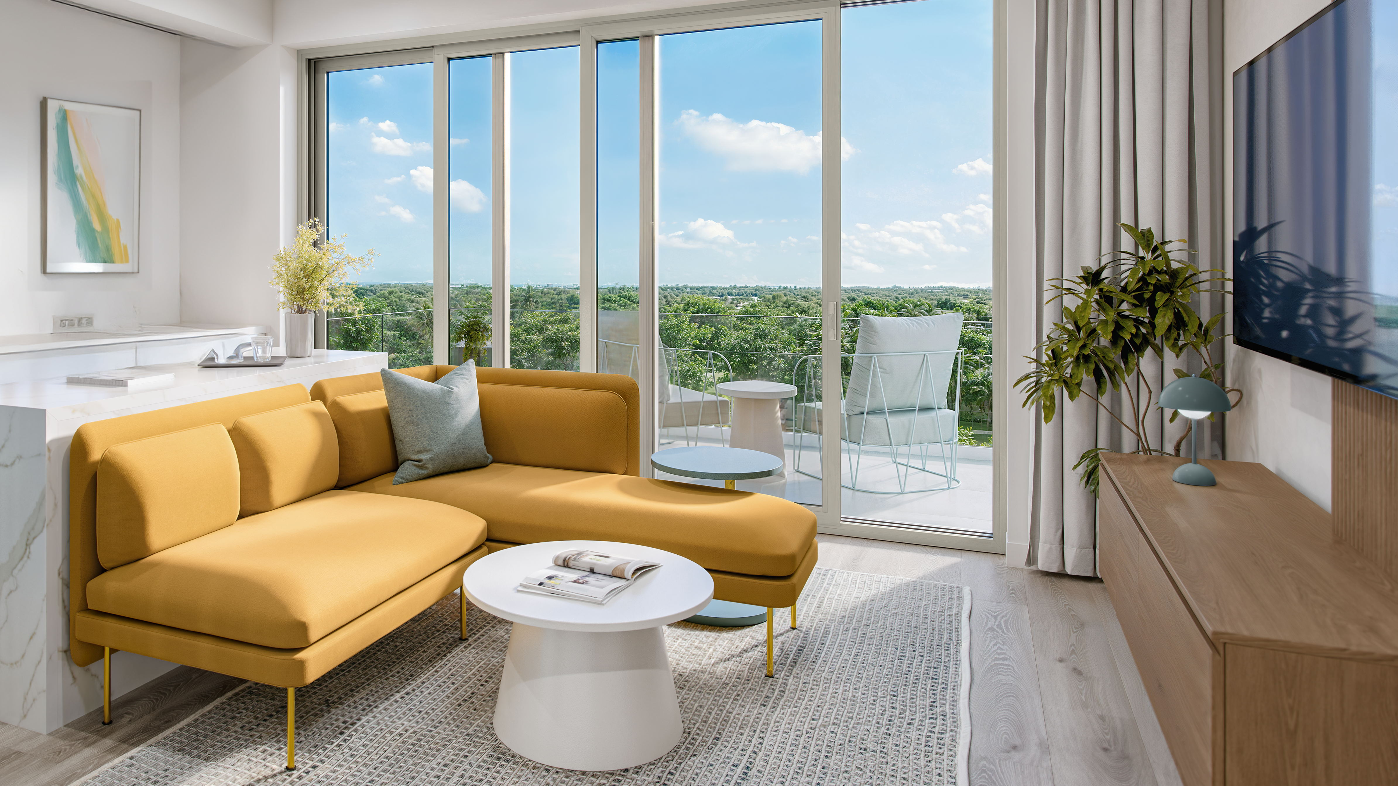 Verdant Rise Suite - Living Area