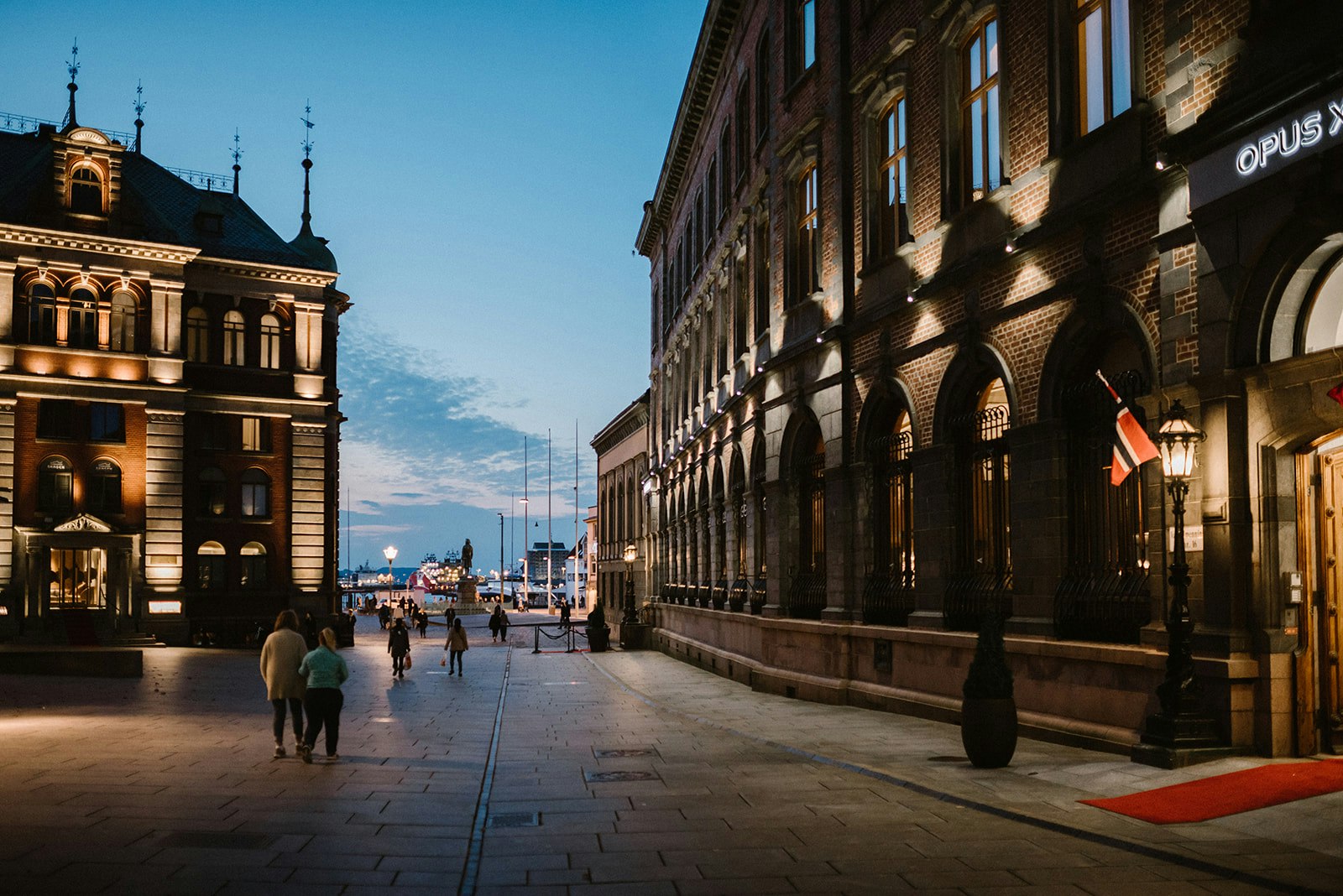 Opus XVI Exterior - with Fish Market