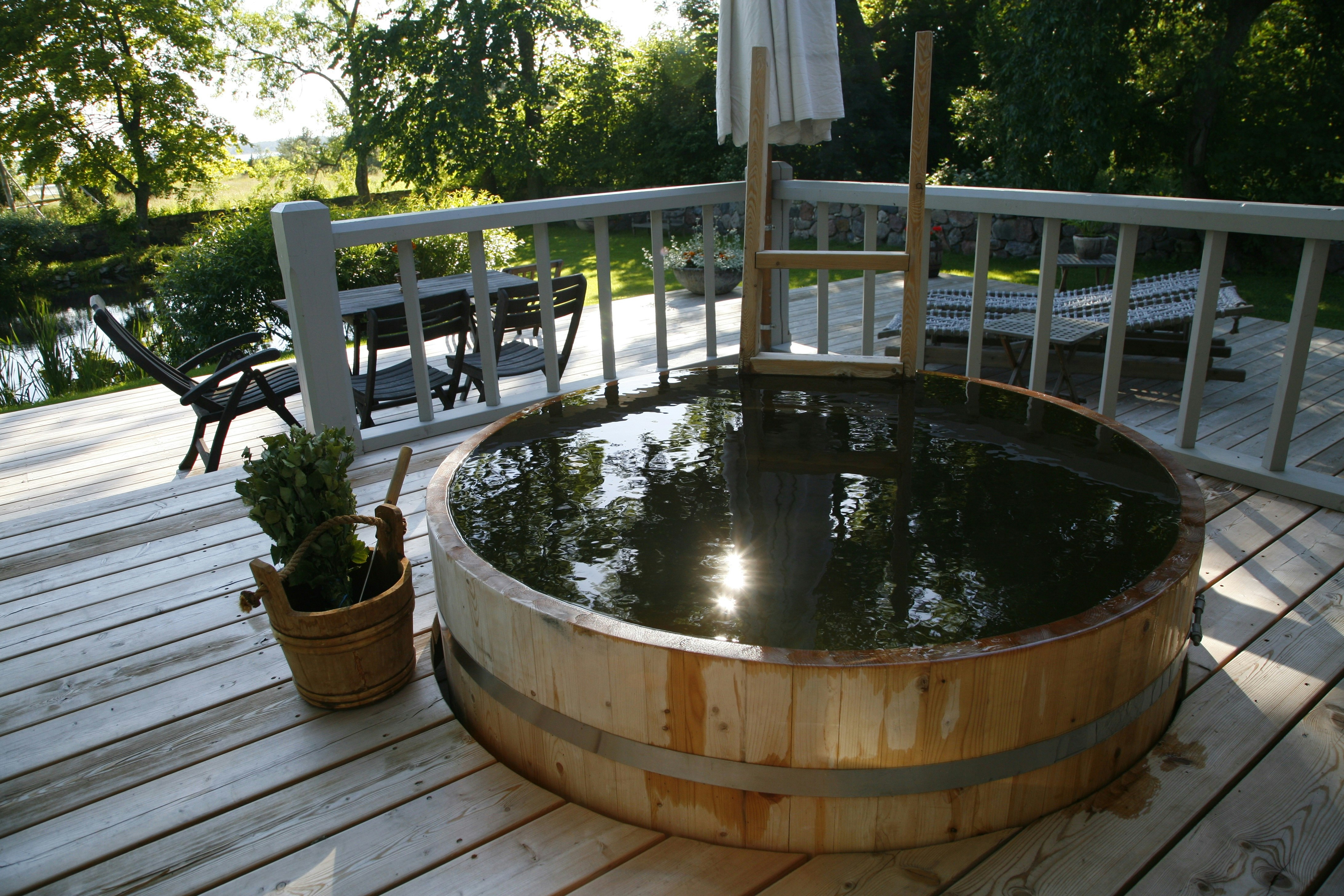 Siberian cold tub at the Spa