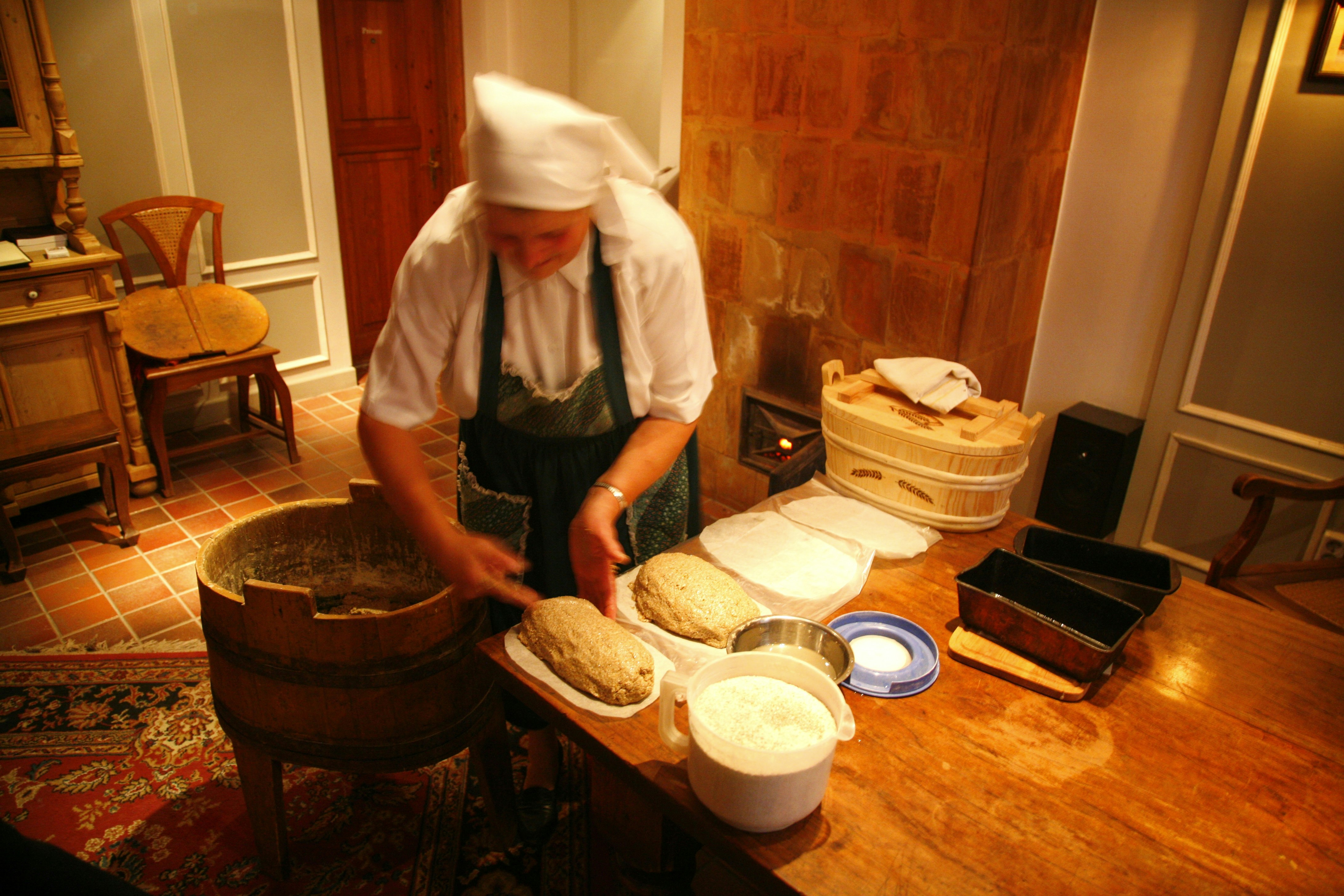 Traditional bread baking with Leida of Muhu