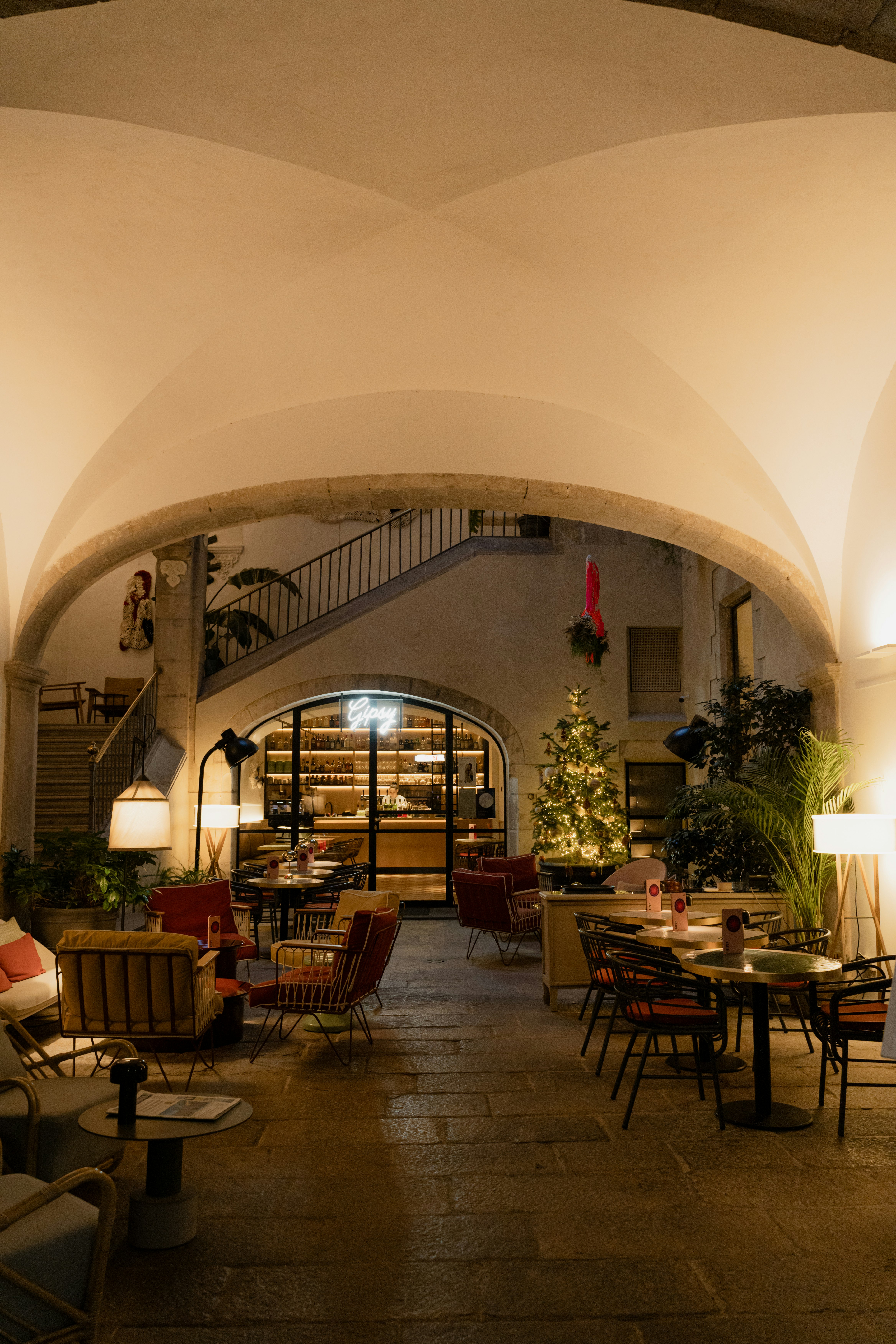 Courtyard in Christmas