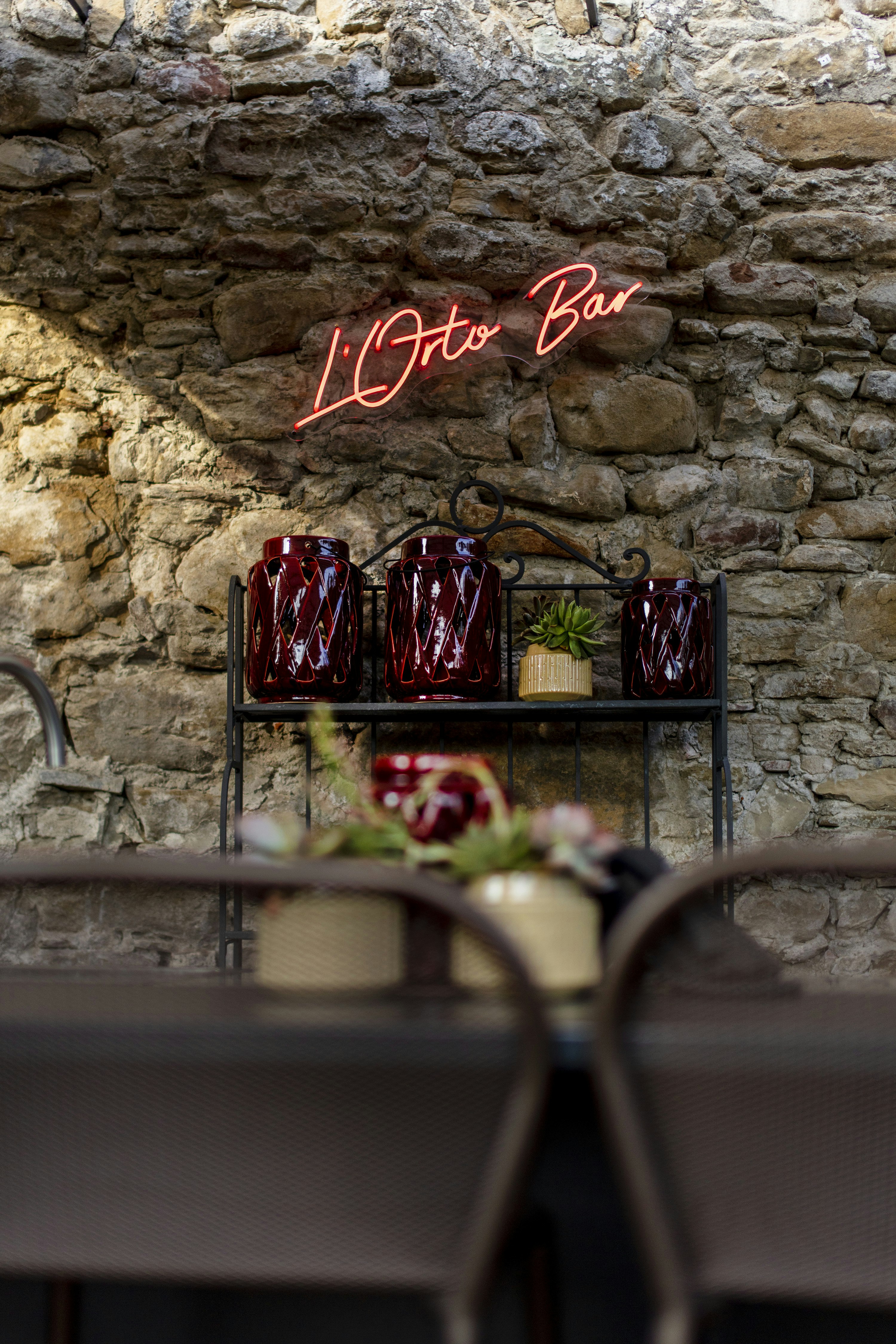 L'Orto Bar in garden