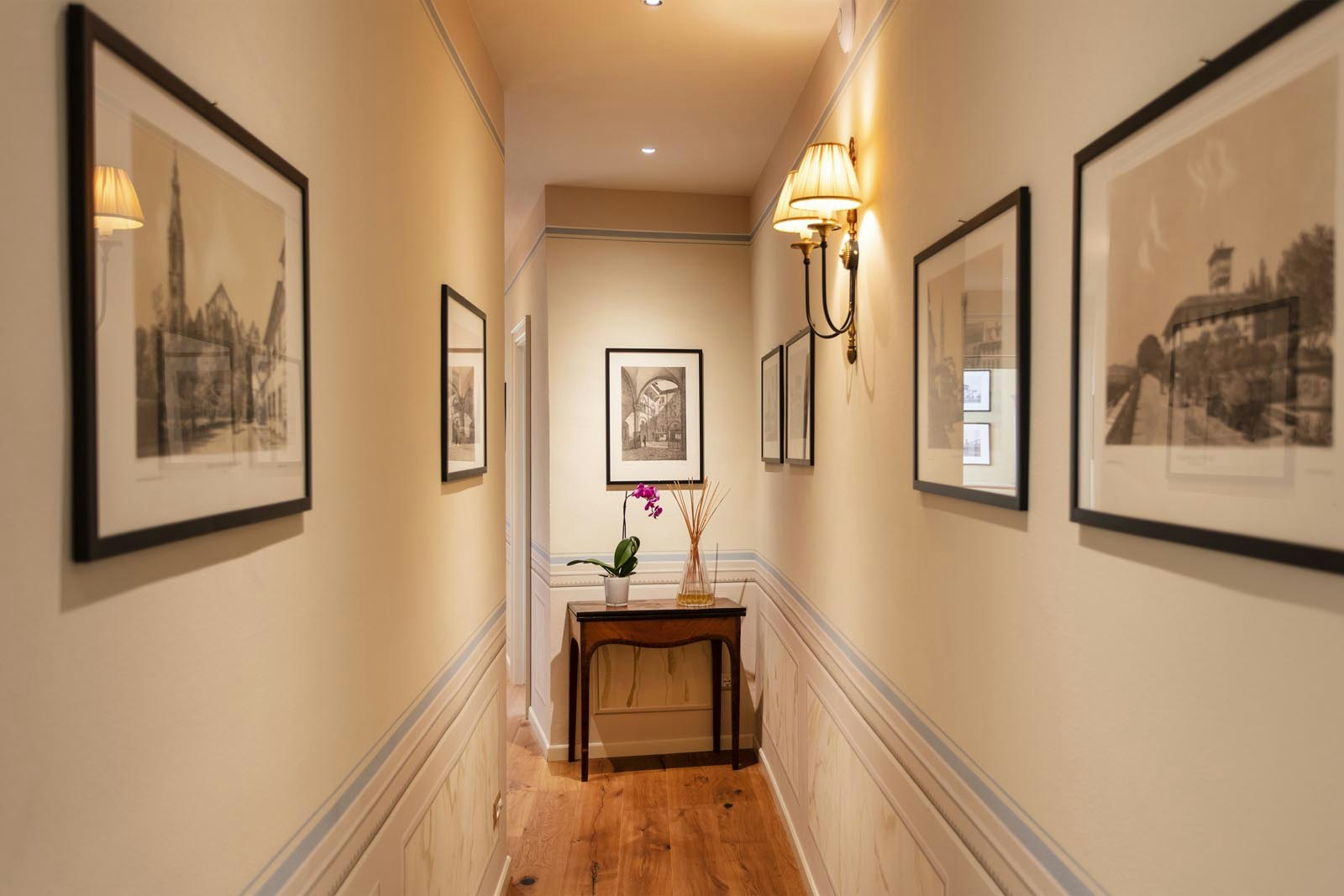 Corridor in the Palazzina Wing