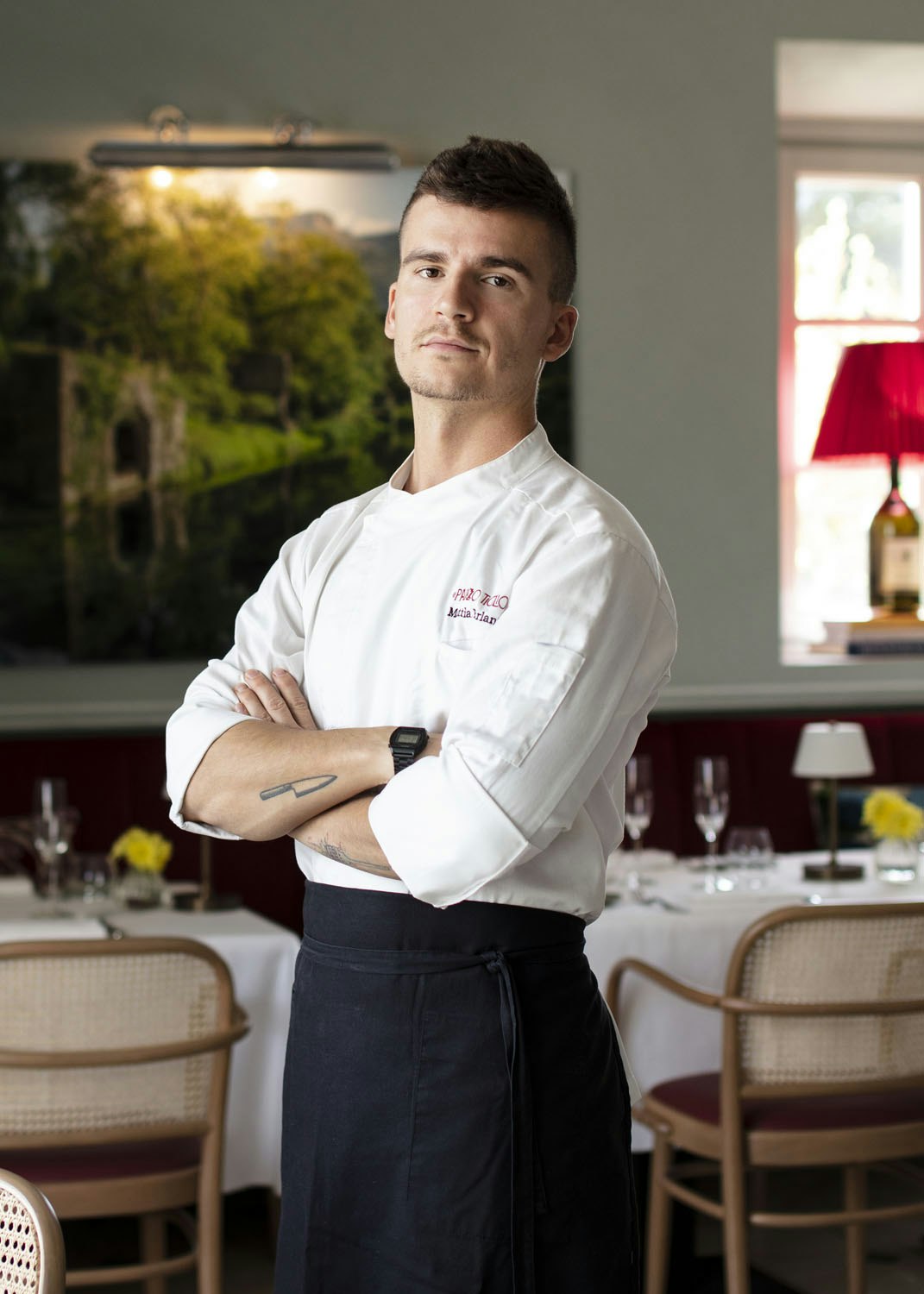 Executive chef Mattia Parlanti