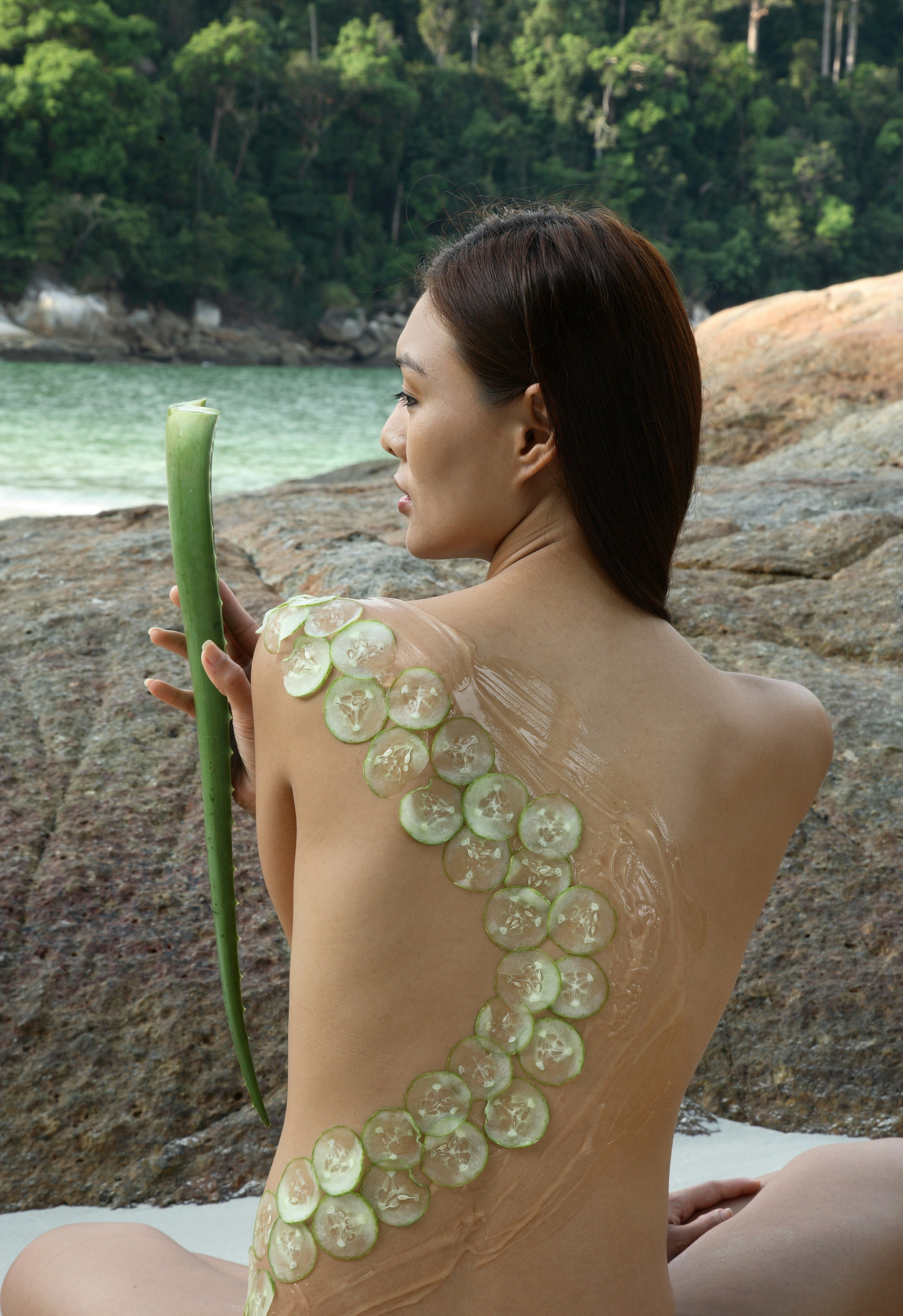 Cucumber and Aloe Wrap