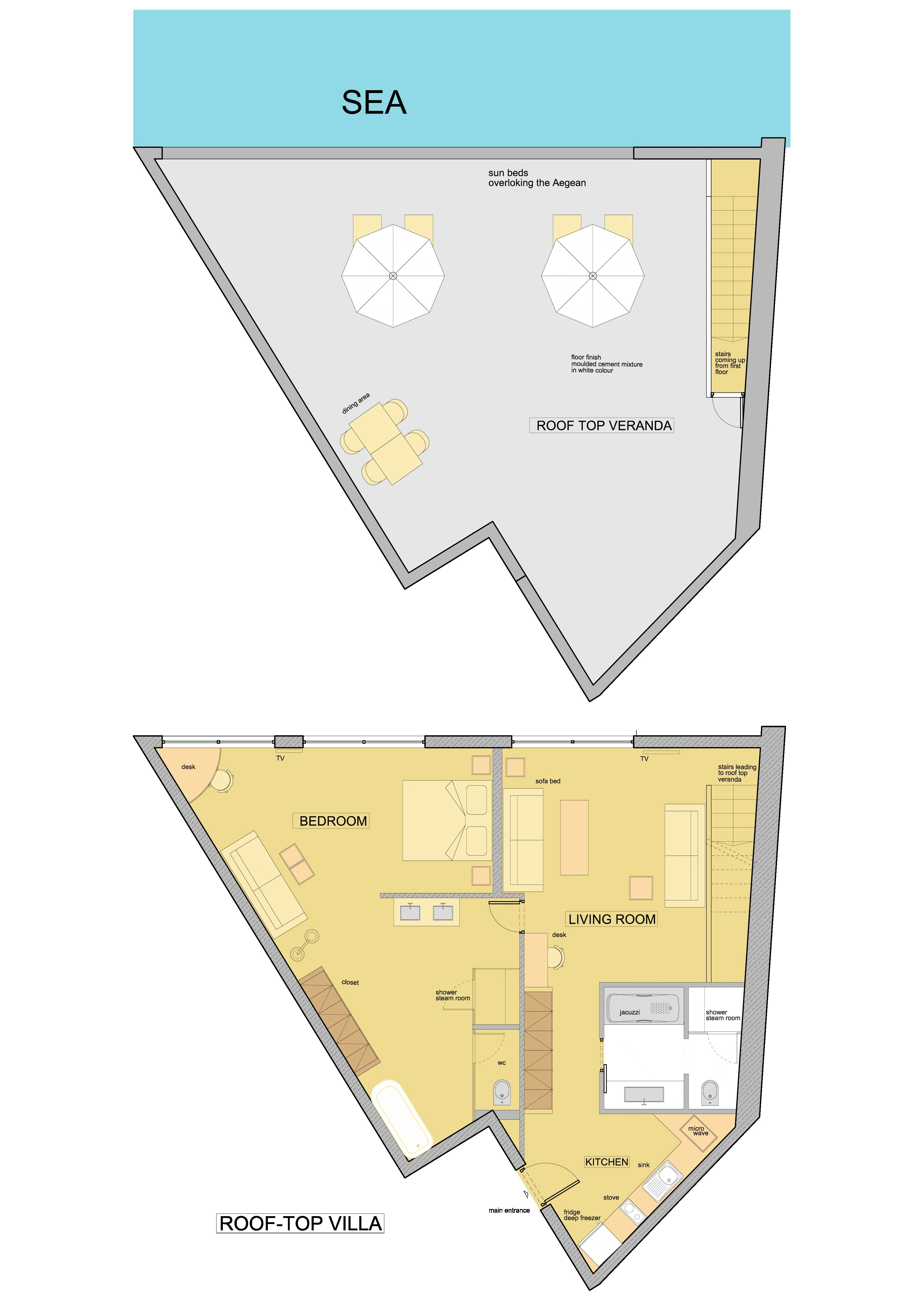 Rooftop Villa Floor Plan