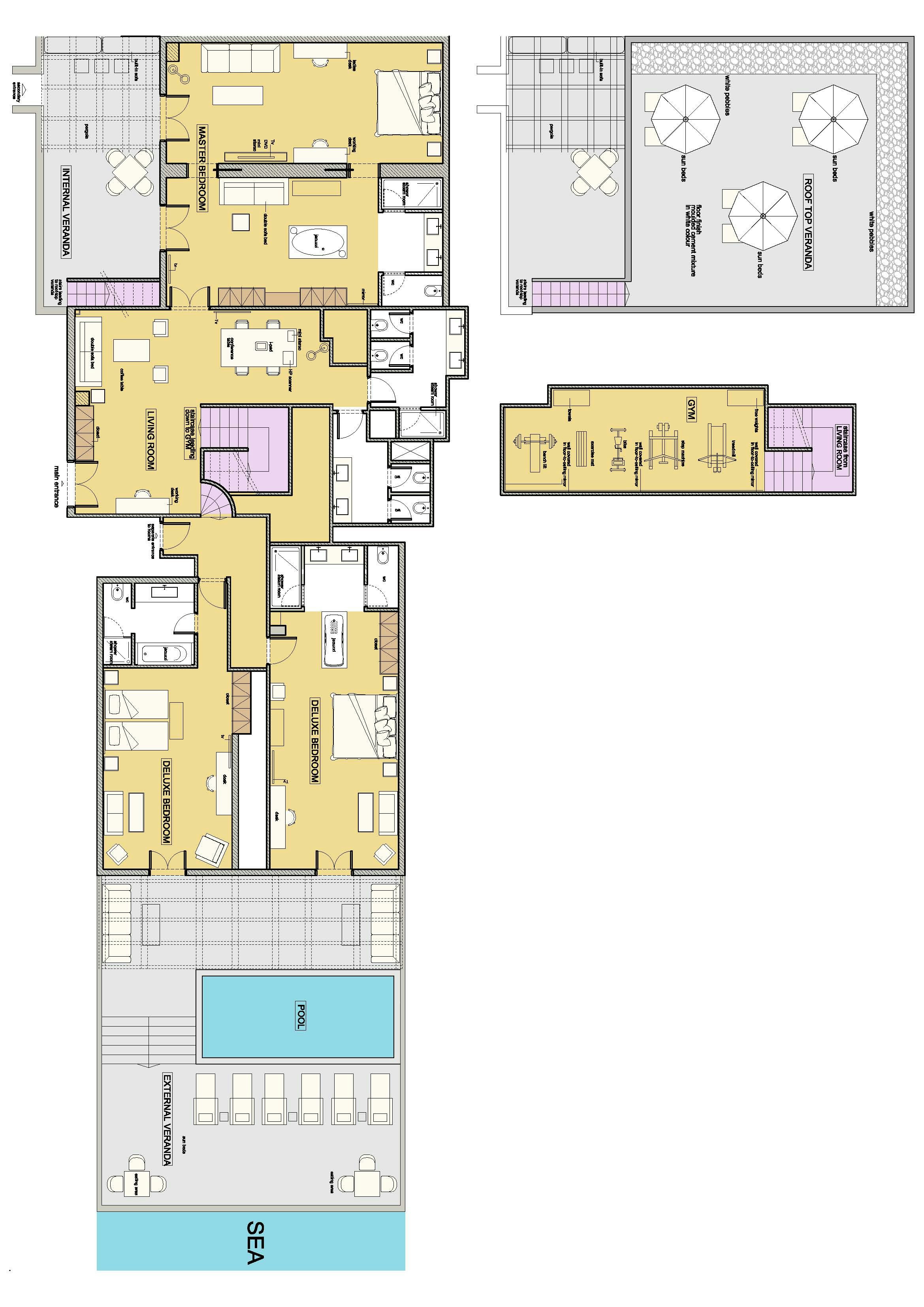 Diamond Rooftop Floor Plan