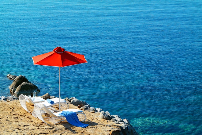 Hotel's Private Beach