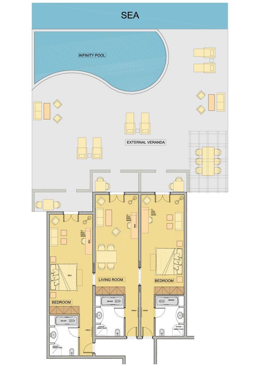 Plan Grand Private Pool