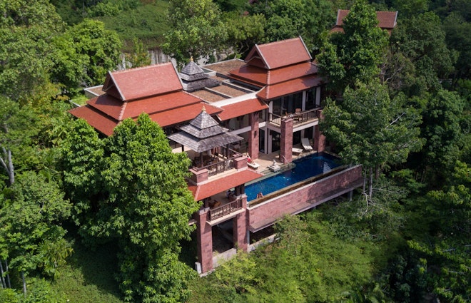 Three Bedroom Hillside Ocean View Private Pool Villa