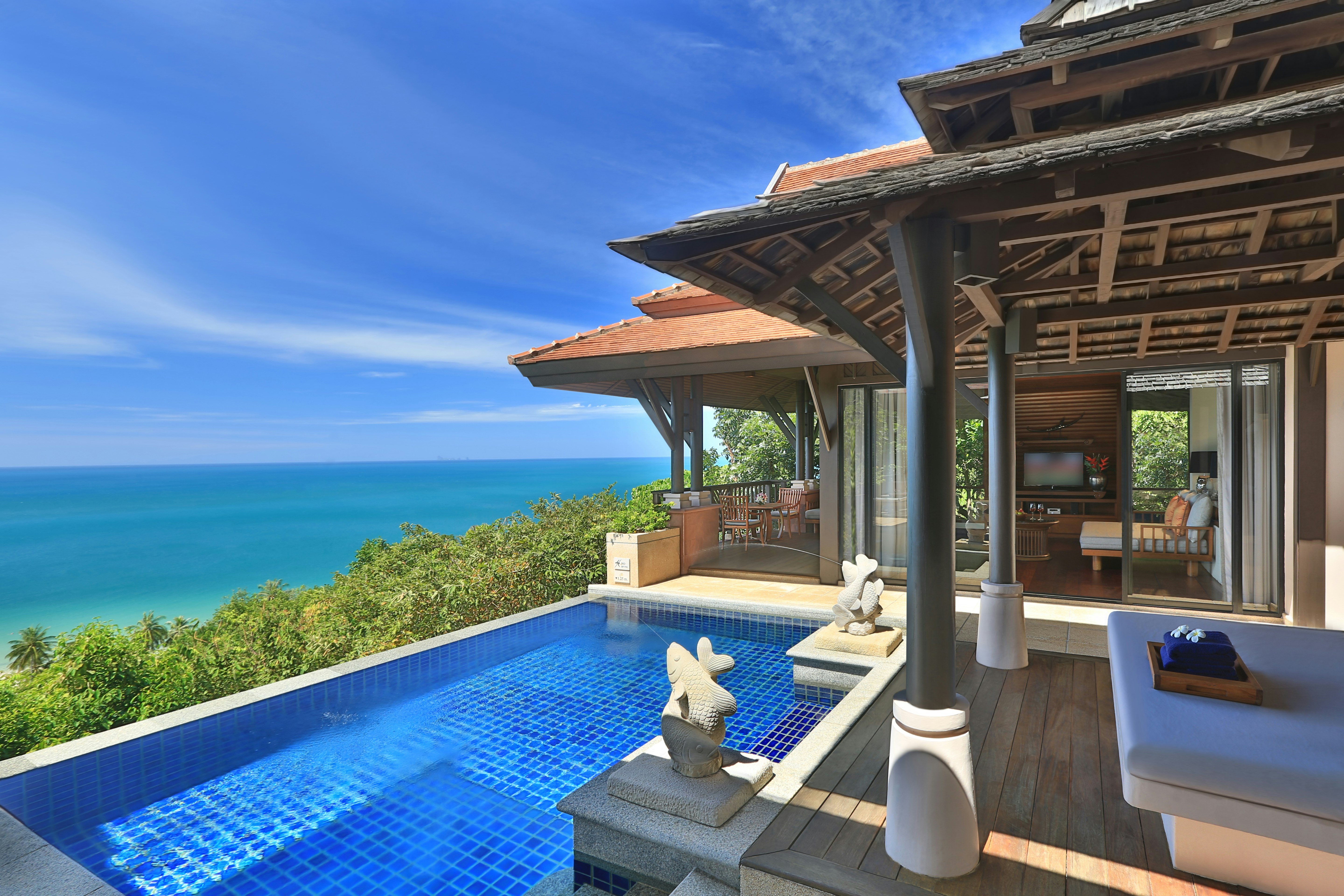 Two Bedroom Hillside Ocean View Private Pool Villa