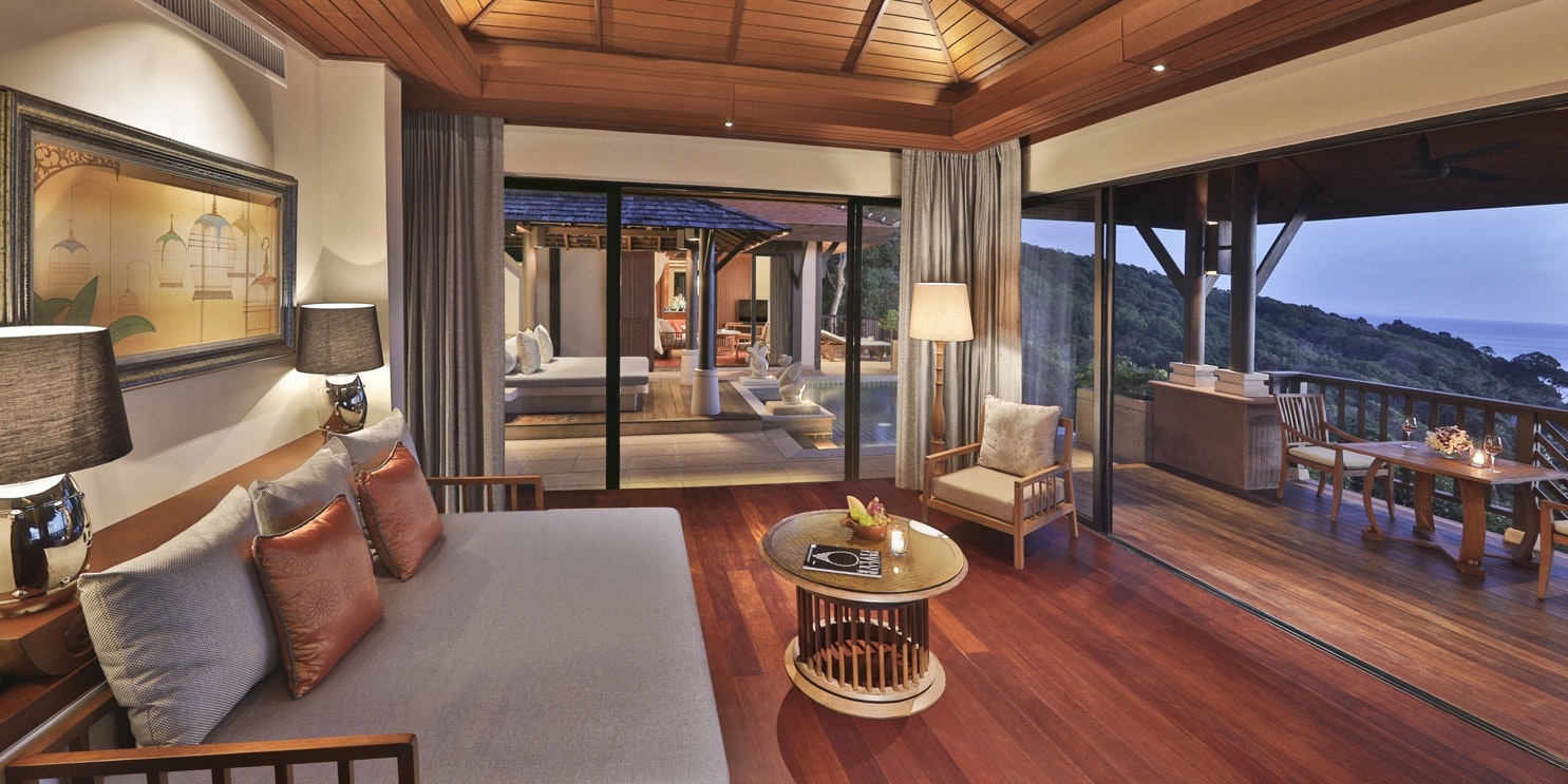 One Bedroom Hillside Ocean View Private Pool Villa