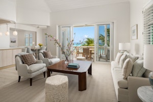 Premium Ocean Front Three Bedroom  Living Room