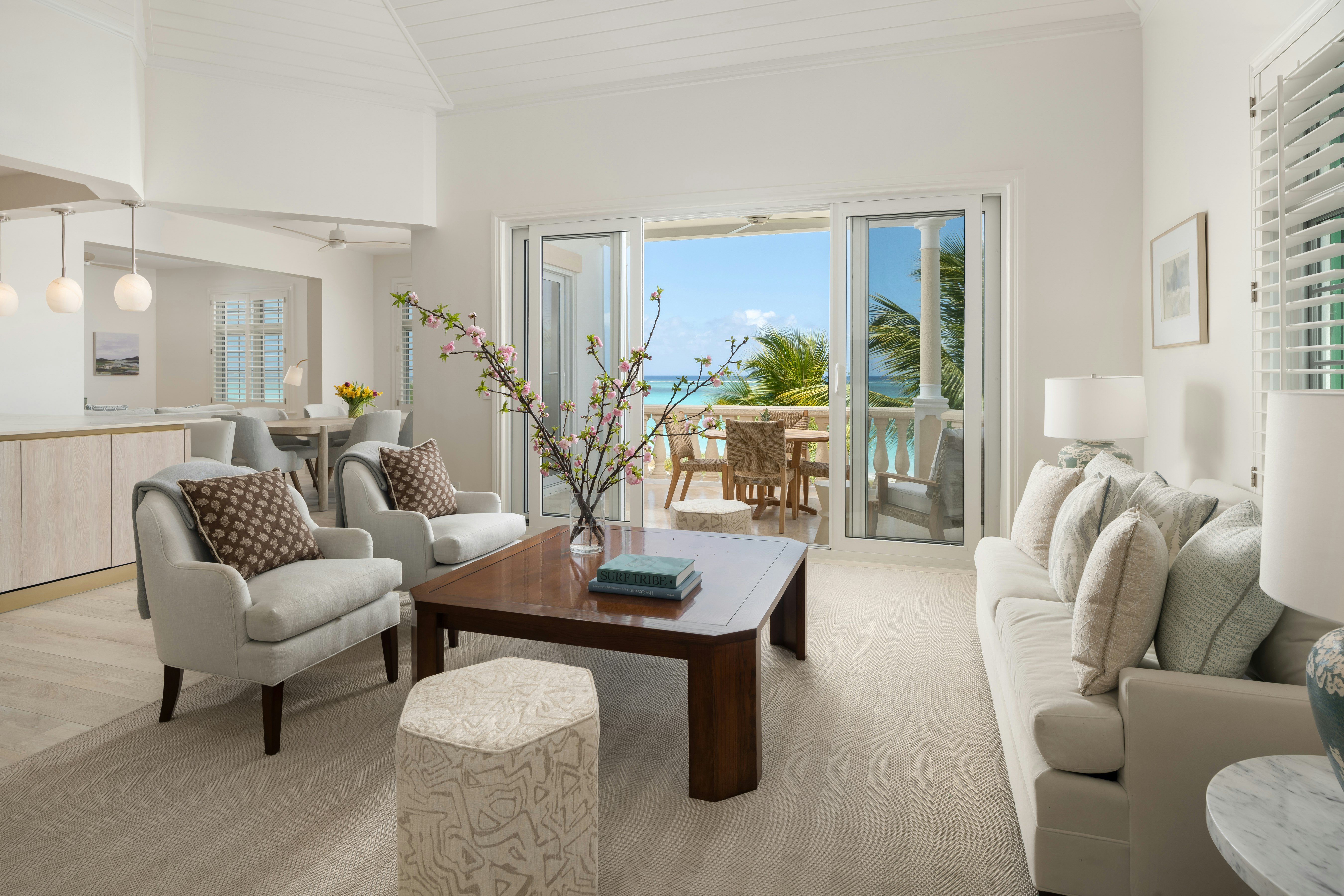 Premium Ocean Front Three Bedroom  Living Room