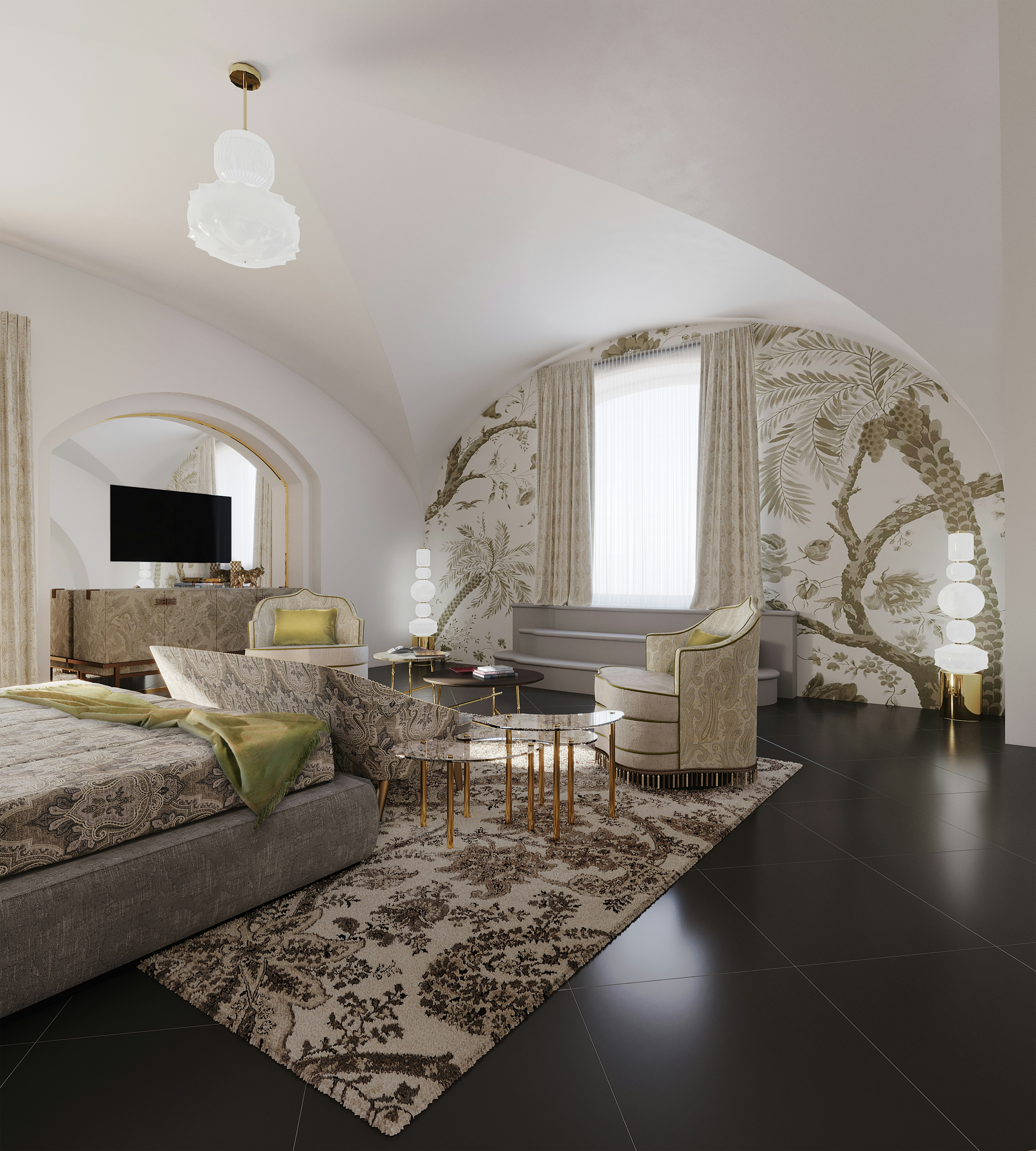 Suite Pegaso Etro - Bedroom