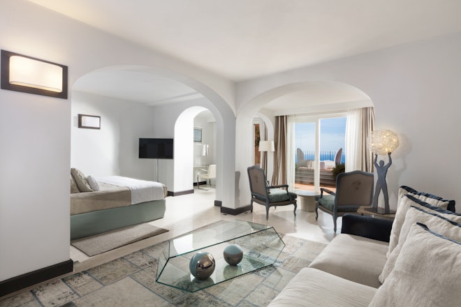 Suite Tragara - Living Area