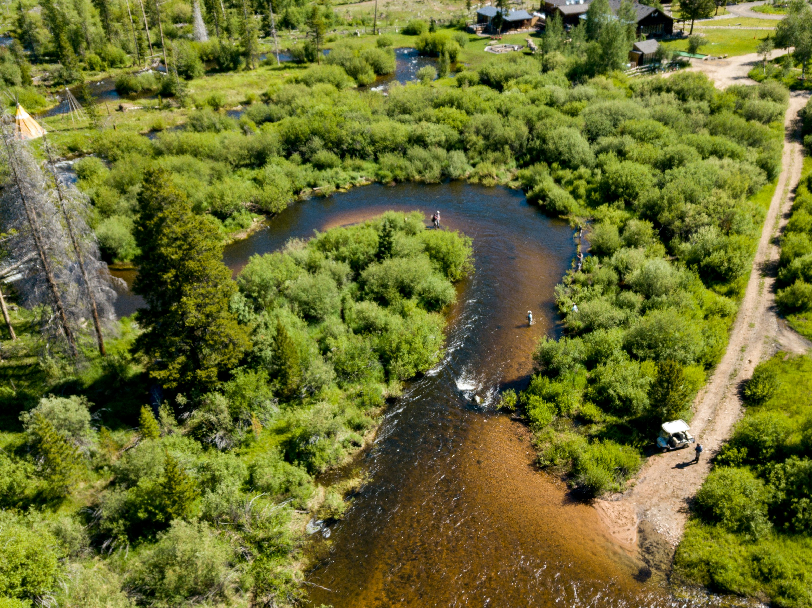 Fishing - Aerial View