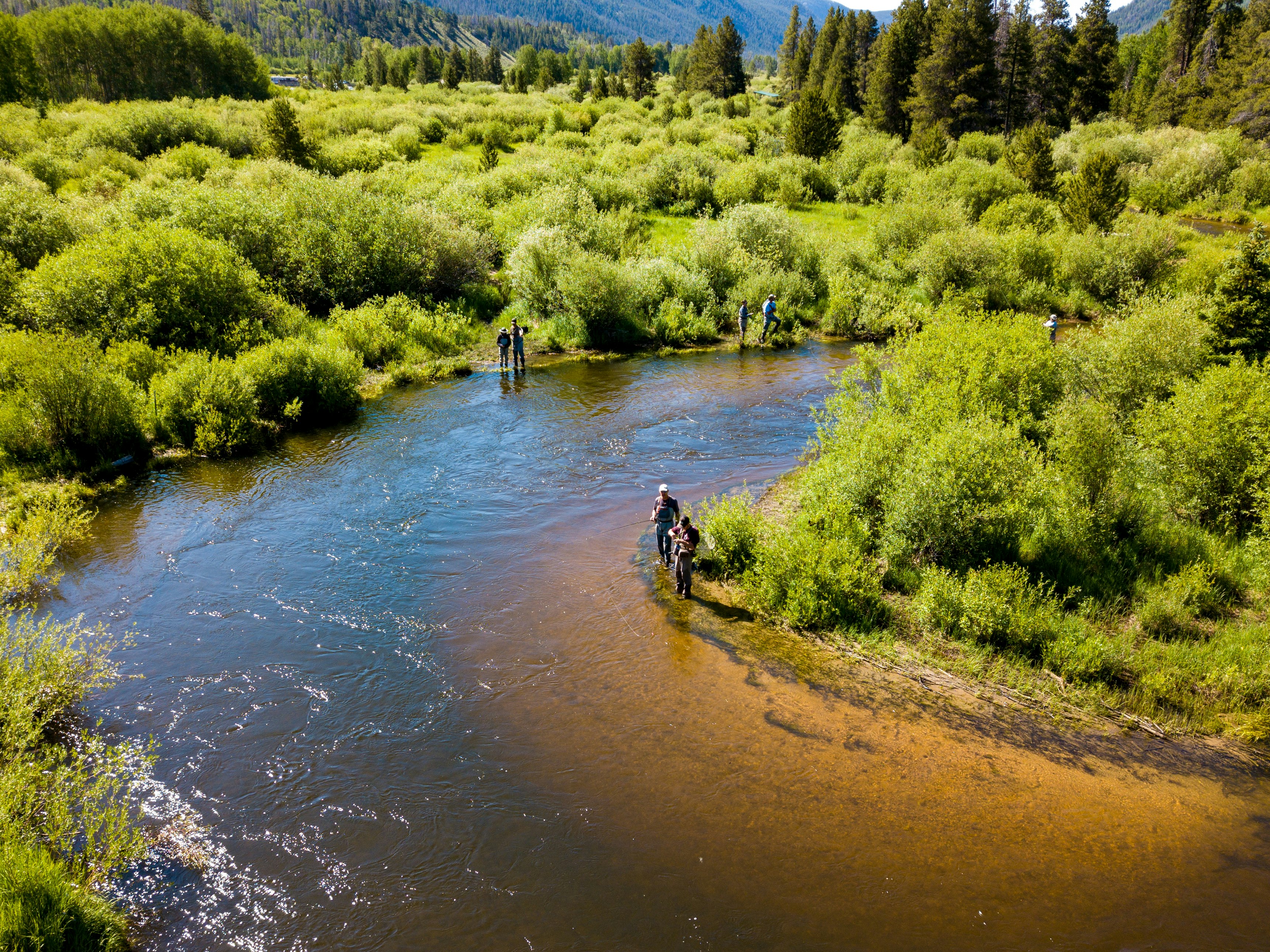 Fishing - Aerial View