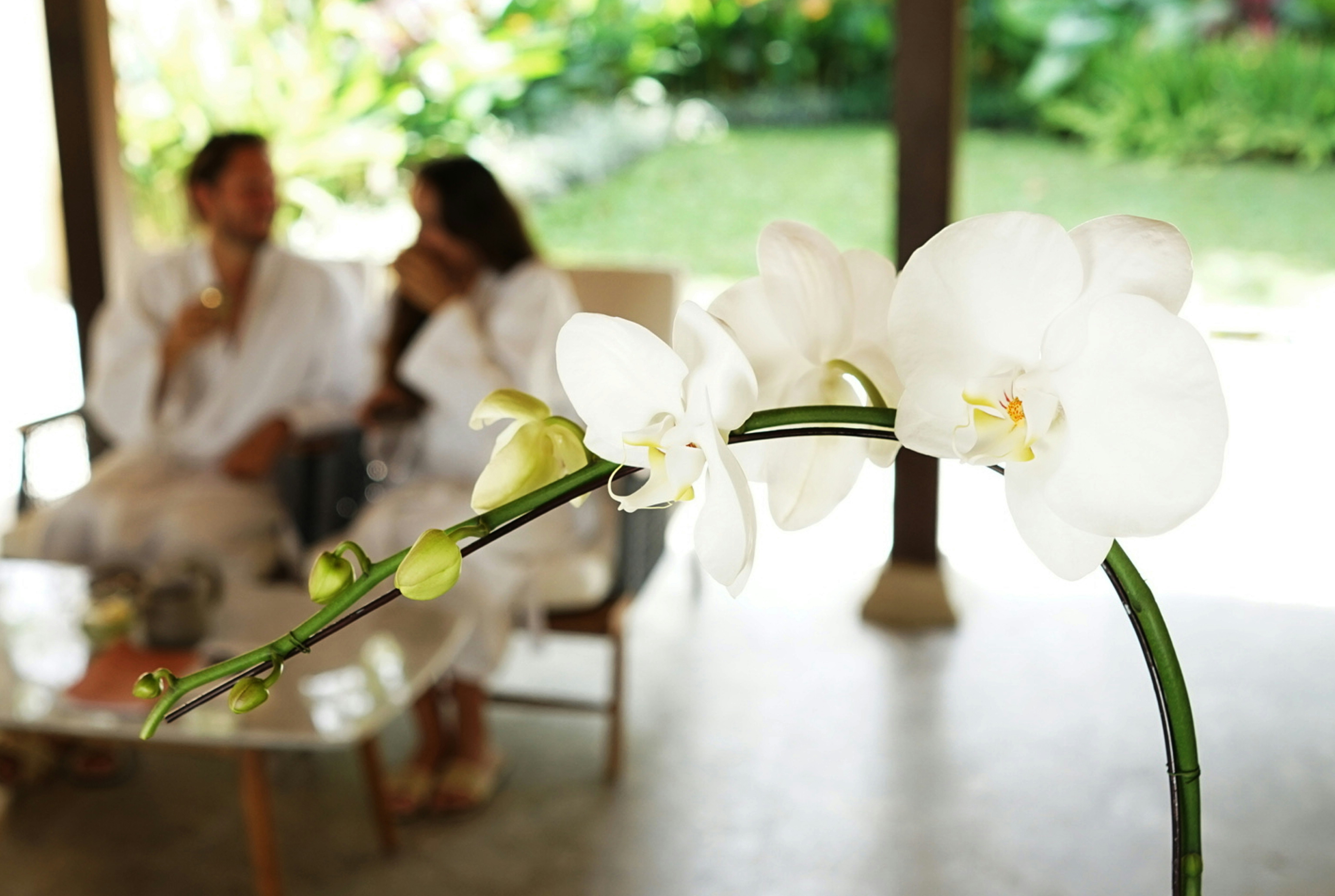 Tea After Spa Treatment