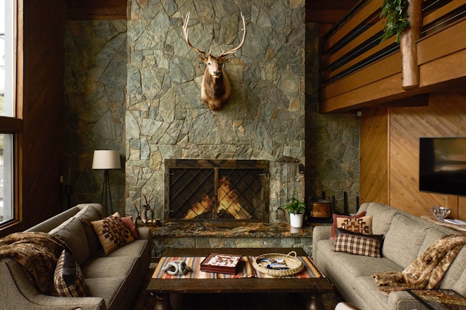 The Lodge Great Room Fireplace