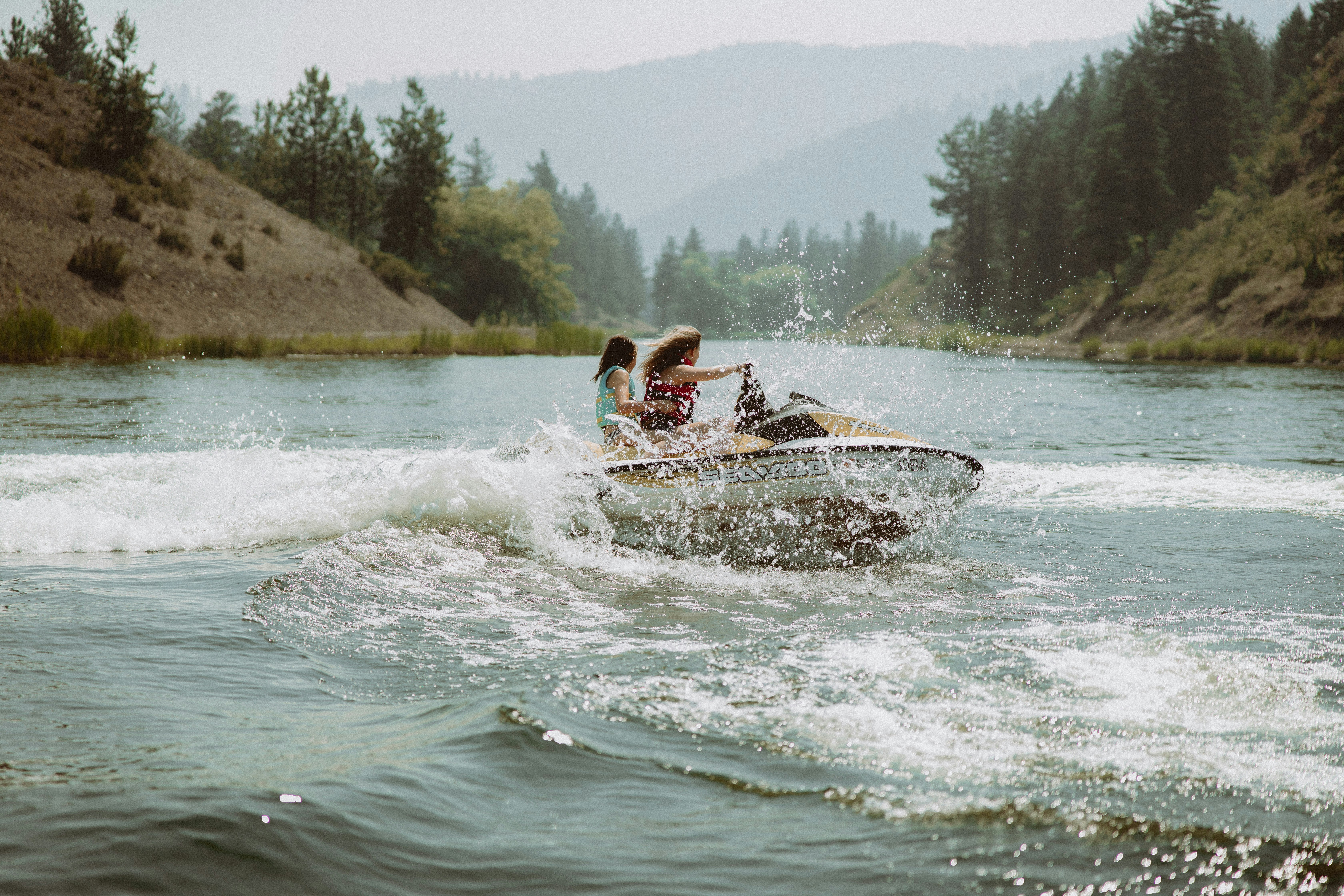 Jet Ski on the estate's private lake