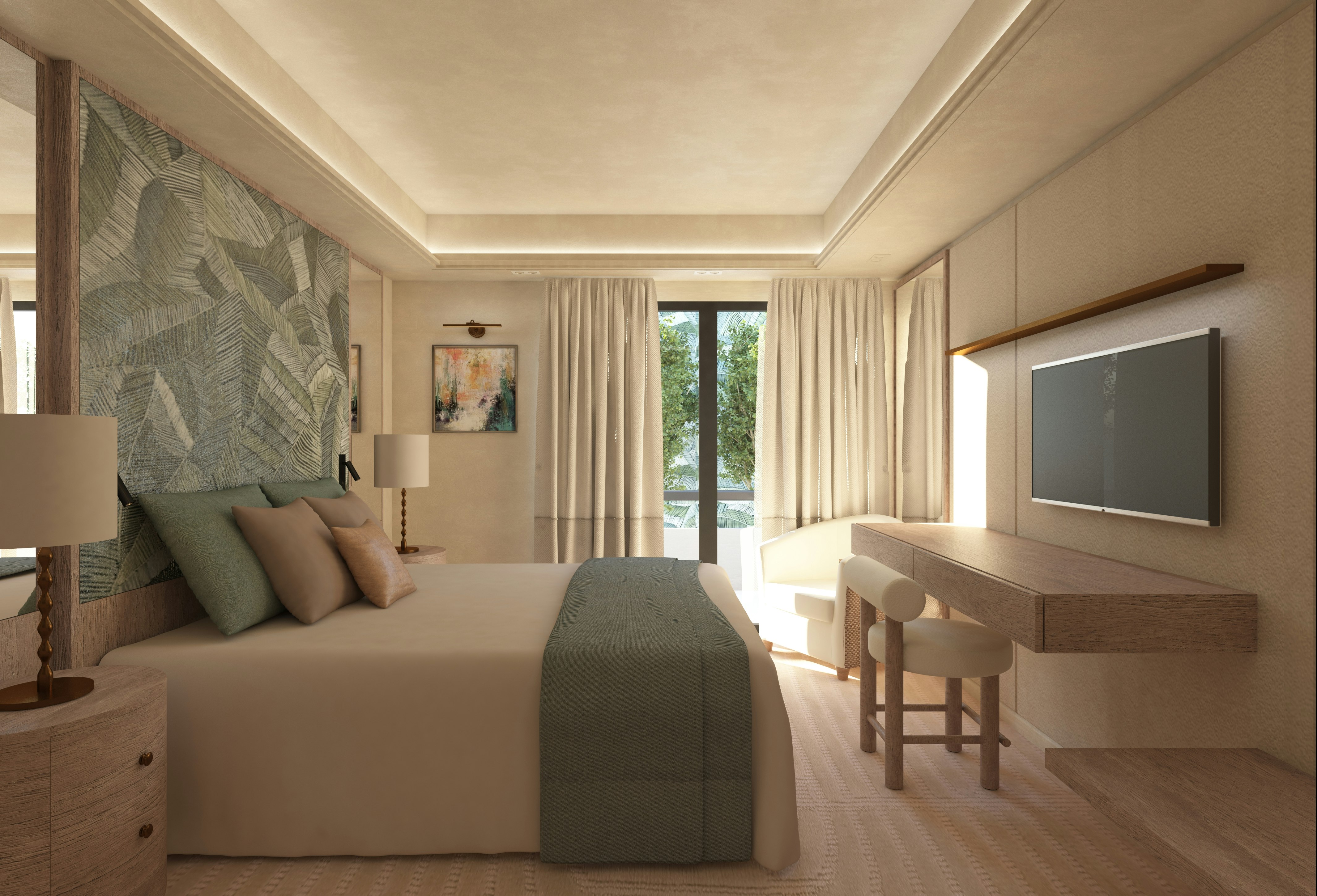 Premium Double Room - Bedroom