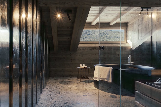Penthouse with Dolomites View by HENGE - Bathroom