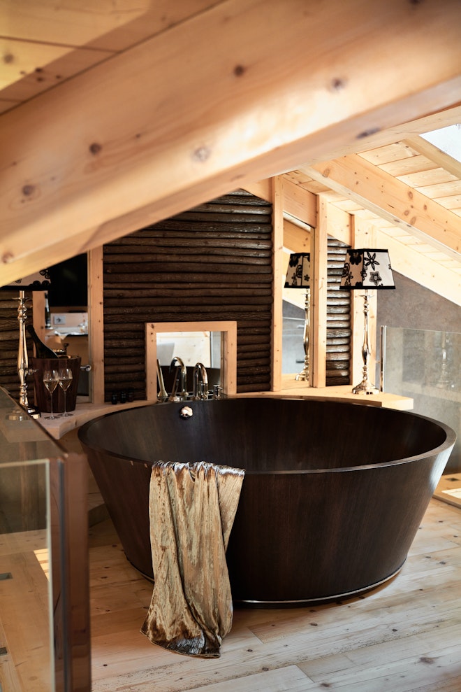 Romantic Dolomites Suite with Loft - Bathroom
