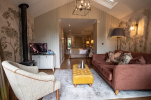 Garden Suite with Hot Tub (Red Screes) - Living Area