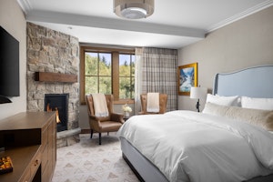 King Fireplace Room - Bedroom