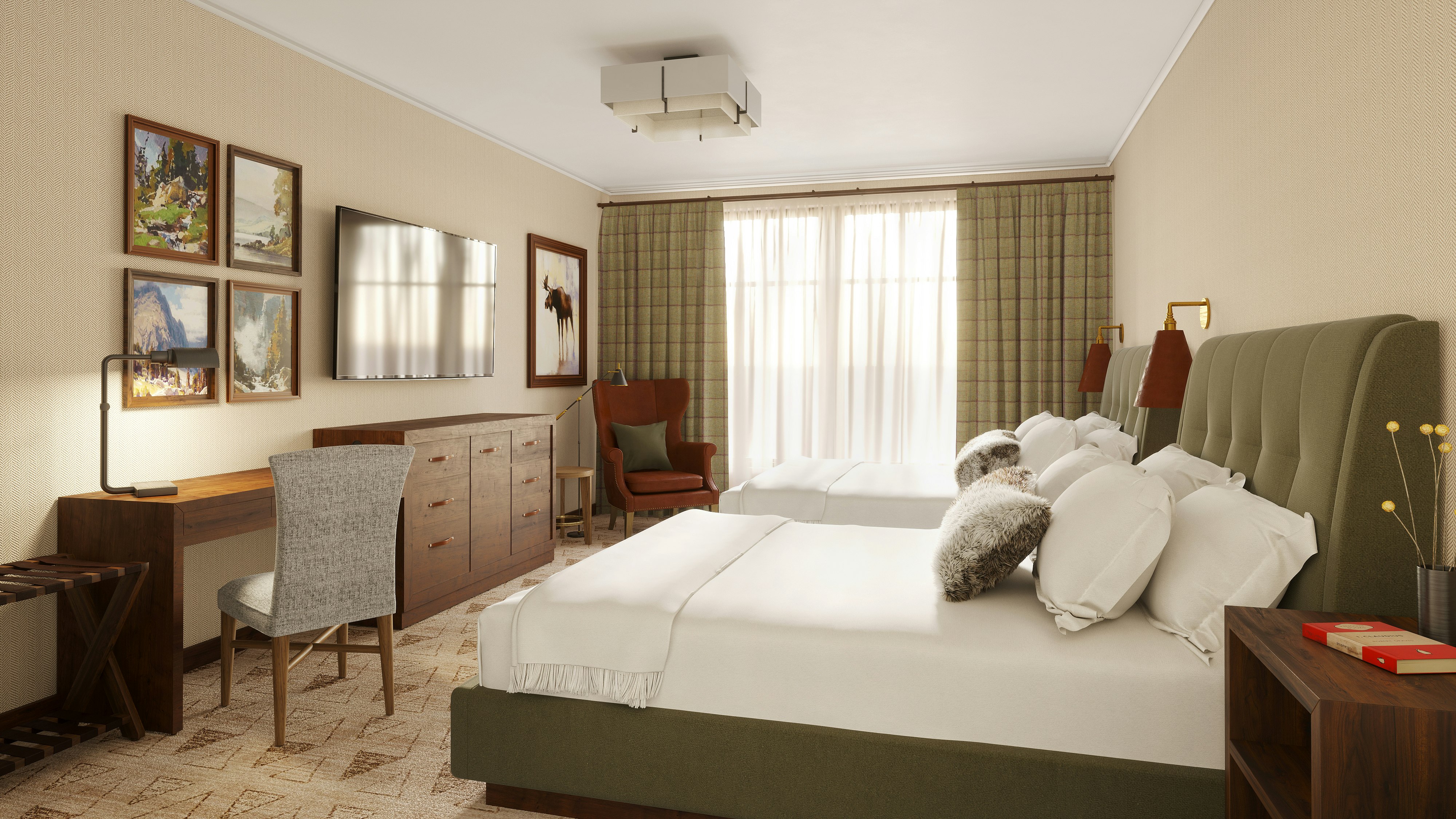 Two Queen Room - Bedroom