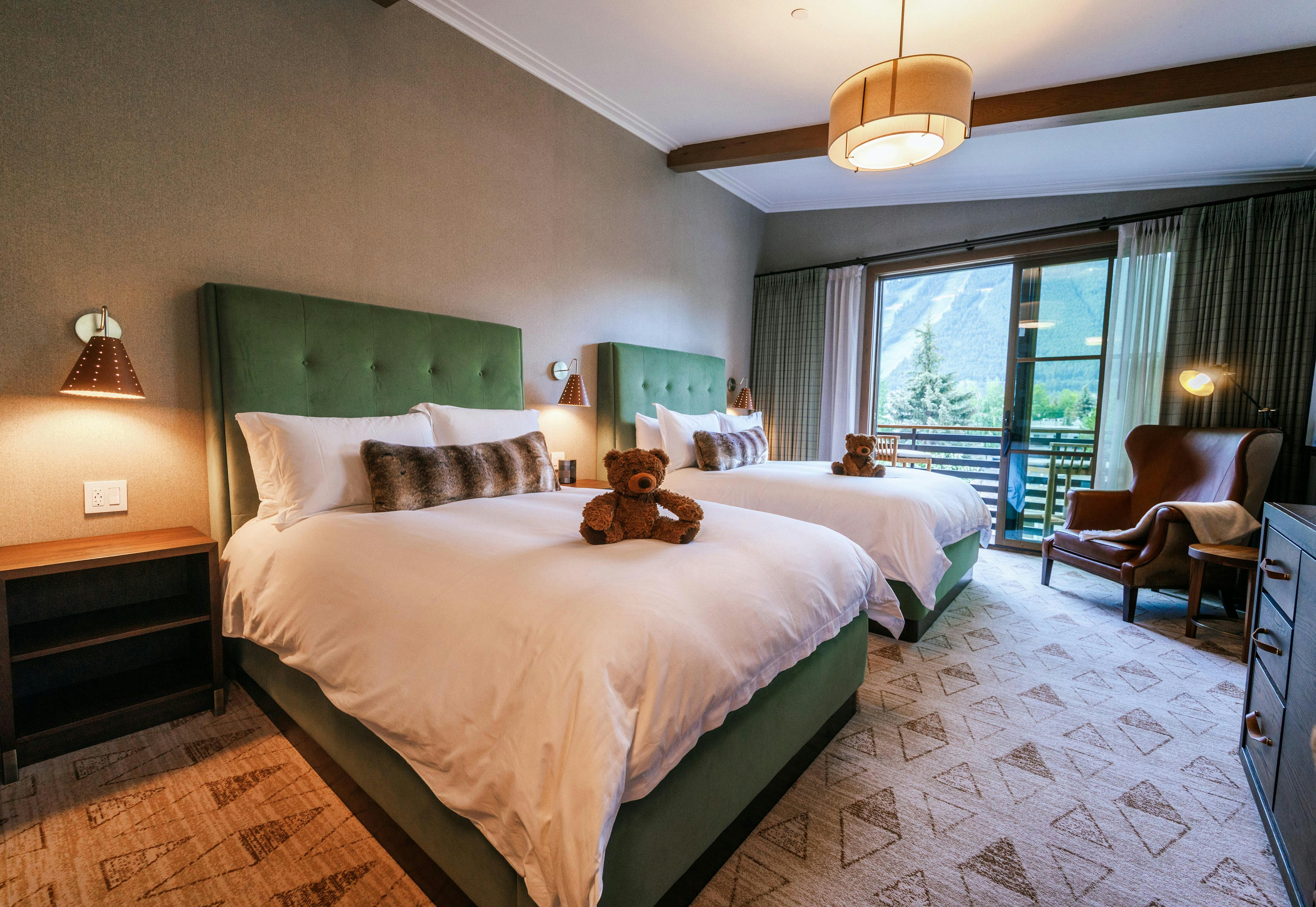 Two Queen Balcony - Bedroom