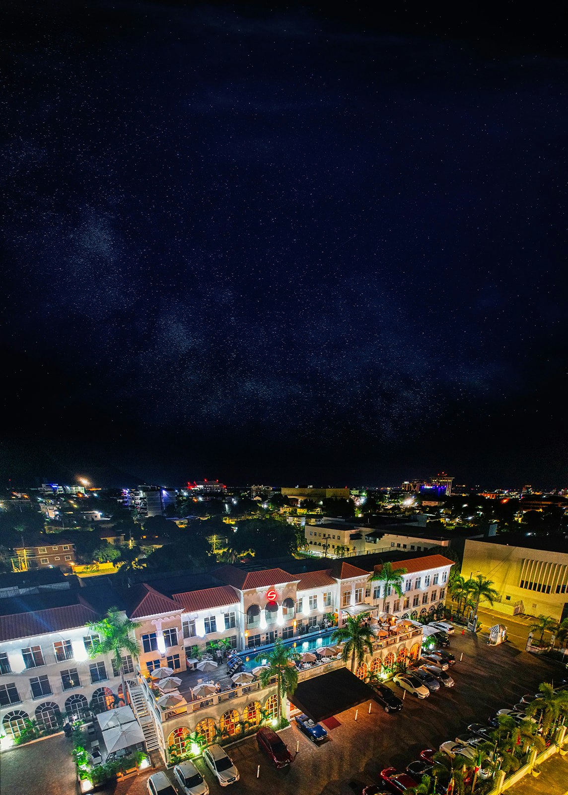 Aerial View by Night